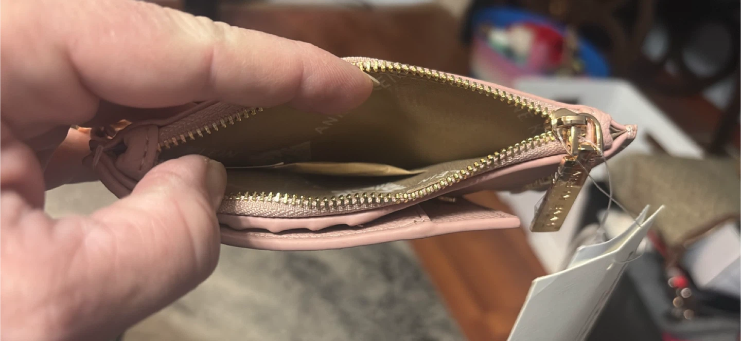 Anne Klein Pink Cardholder Wallet with Wrist Strap - photo 4