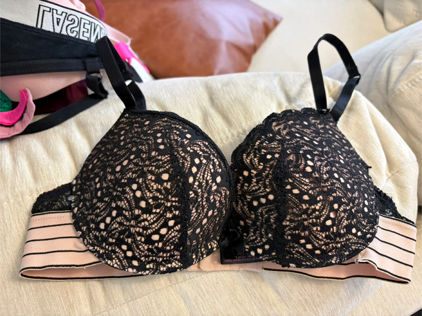 La Senza Pink Padded Bra
