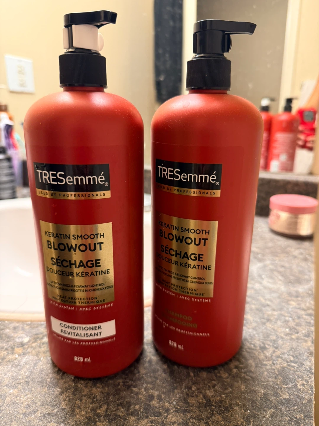 TRESemmé Keratin Smooth Blowout Shampoo & Conditioner Set