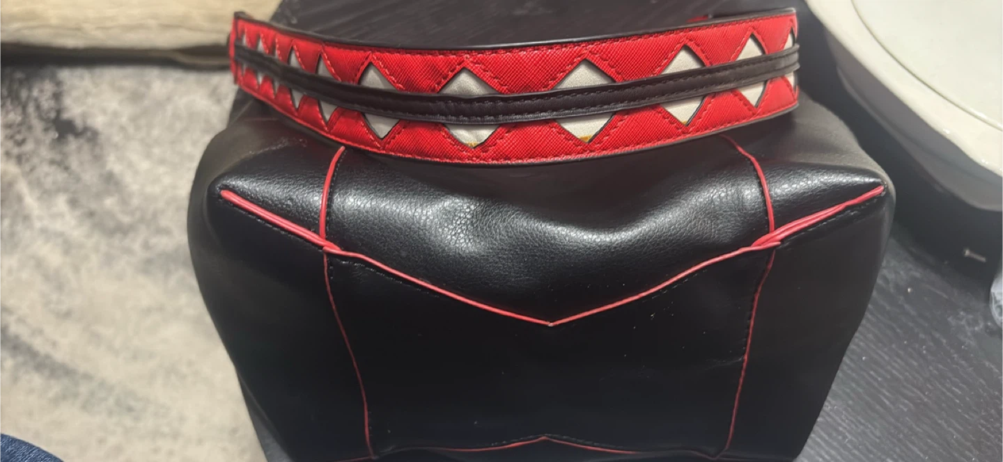 Zara Basic Collection Black & Red Handbag - photo 5
