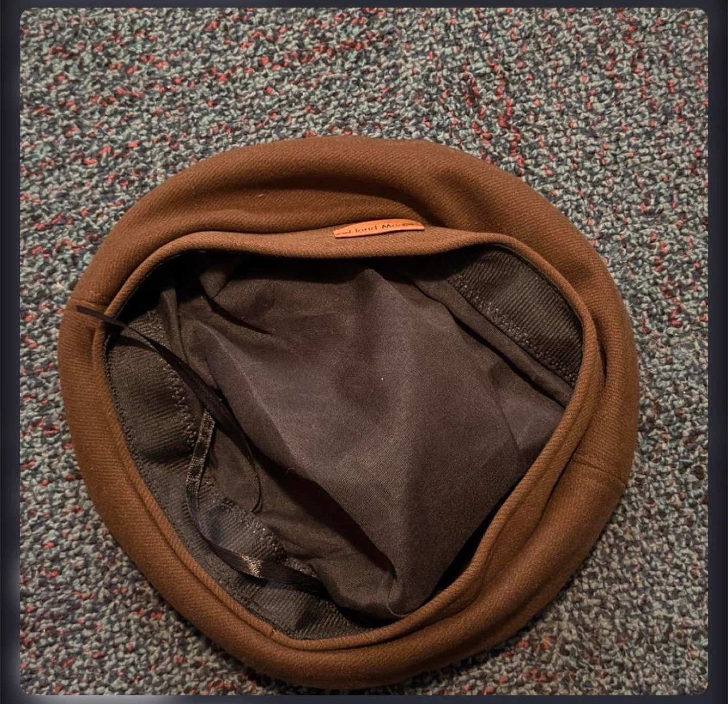 Brown casual steeetwear beret cap - photo 2