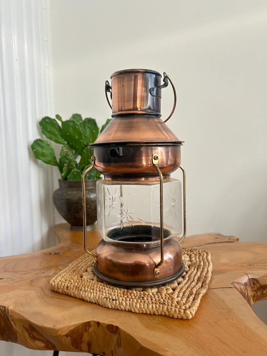 Vintage 1970’s Copper Lantern