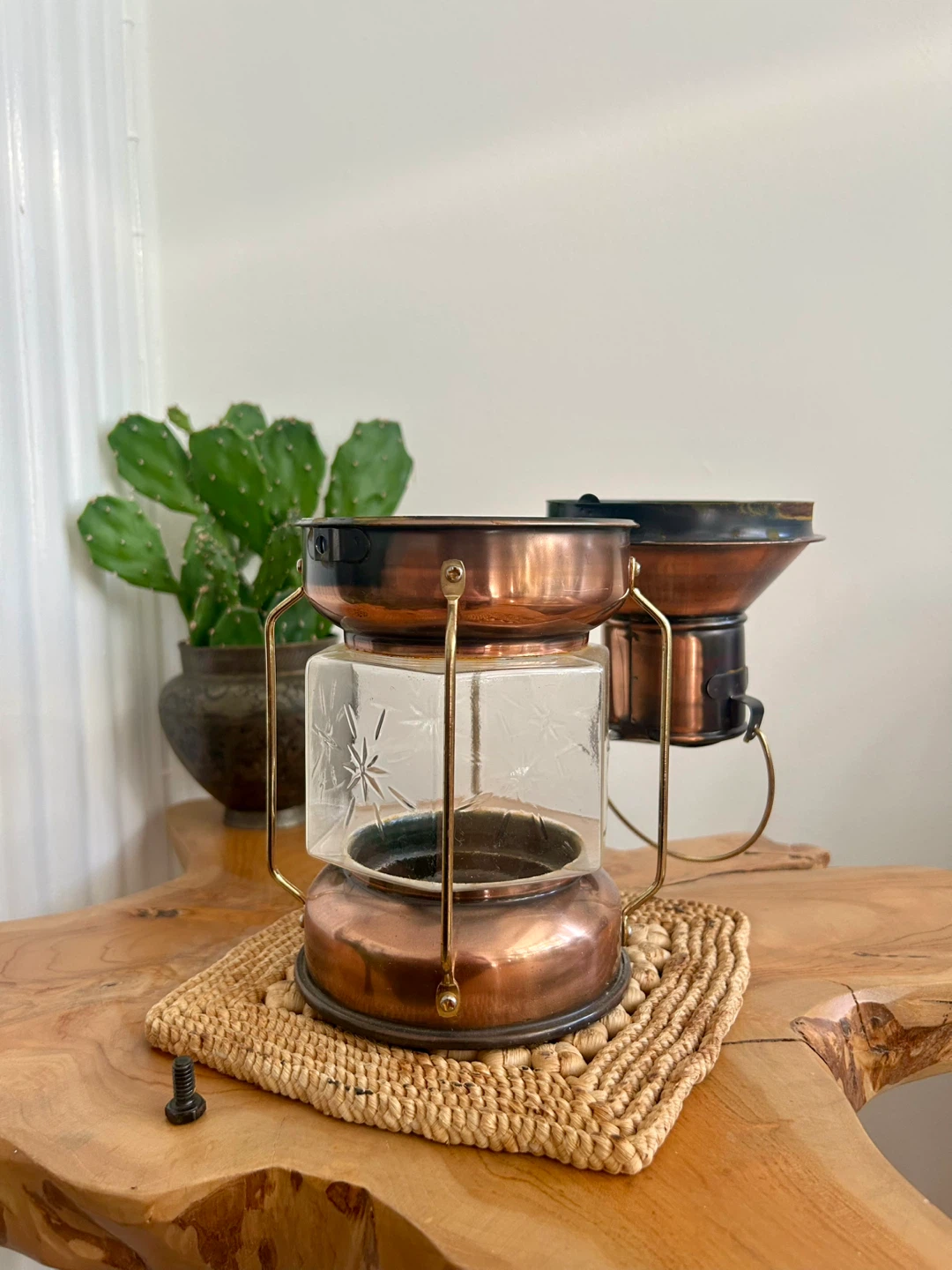 Vintage 1970’s Copper Lantern - photo 2