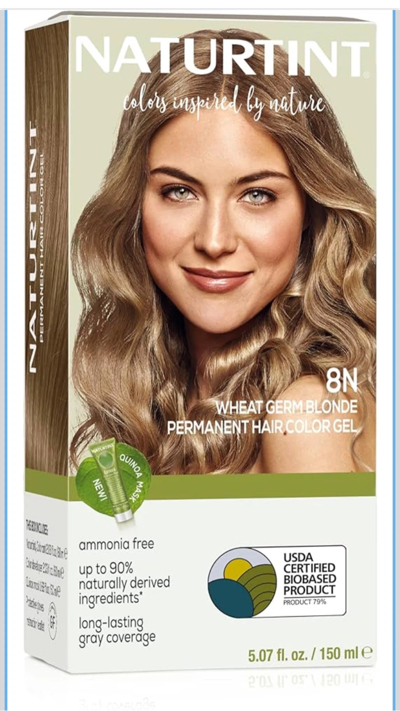Naturtint 8N Wheat Germ Blonde Permanent Hair Color Gel