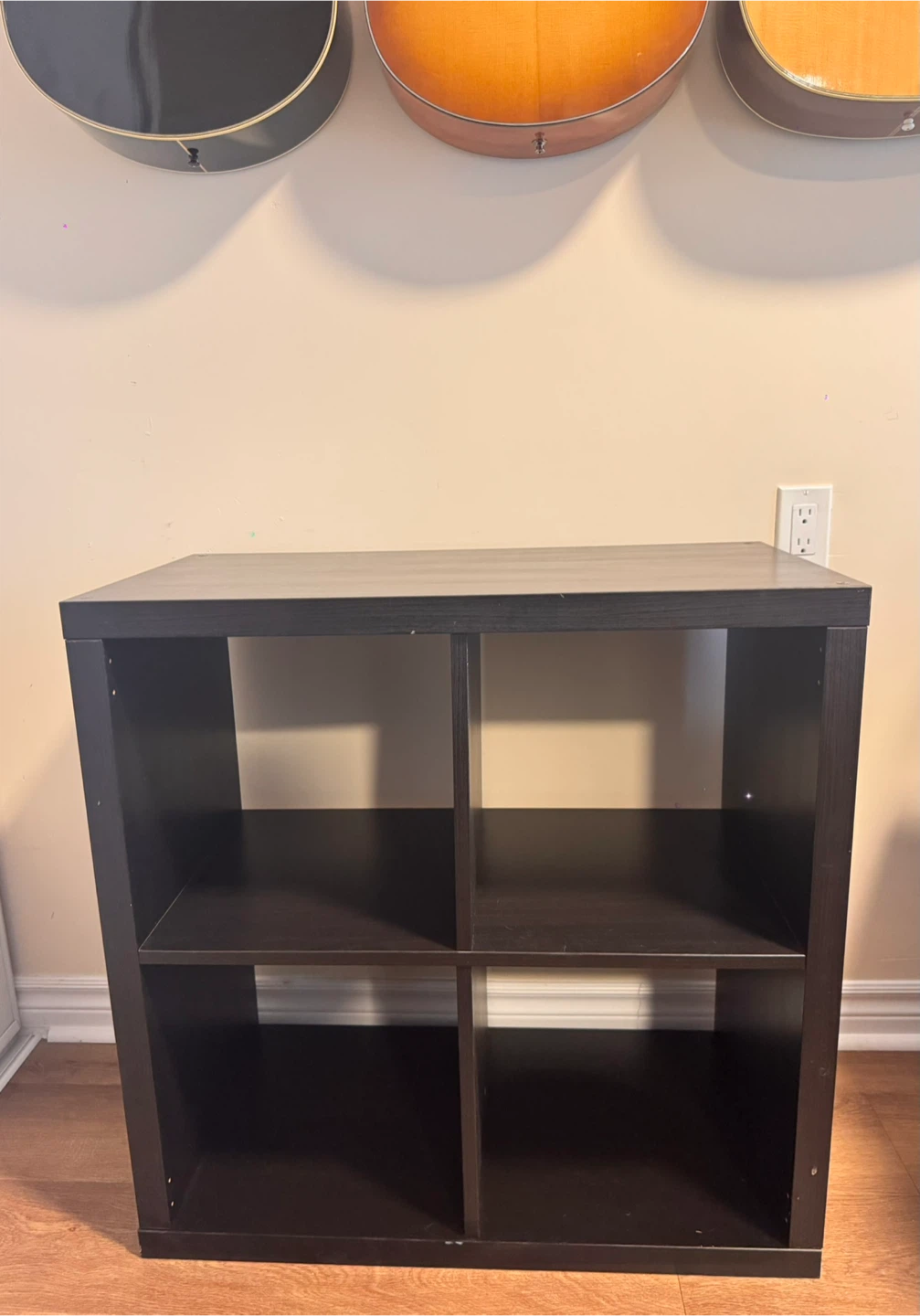 Dark Brown Cube Shelf
