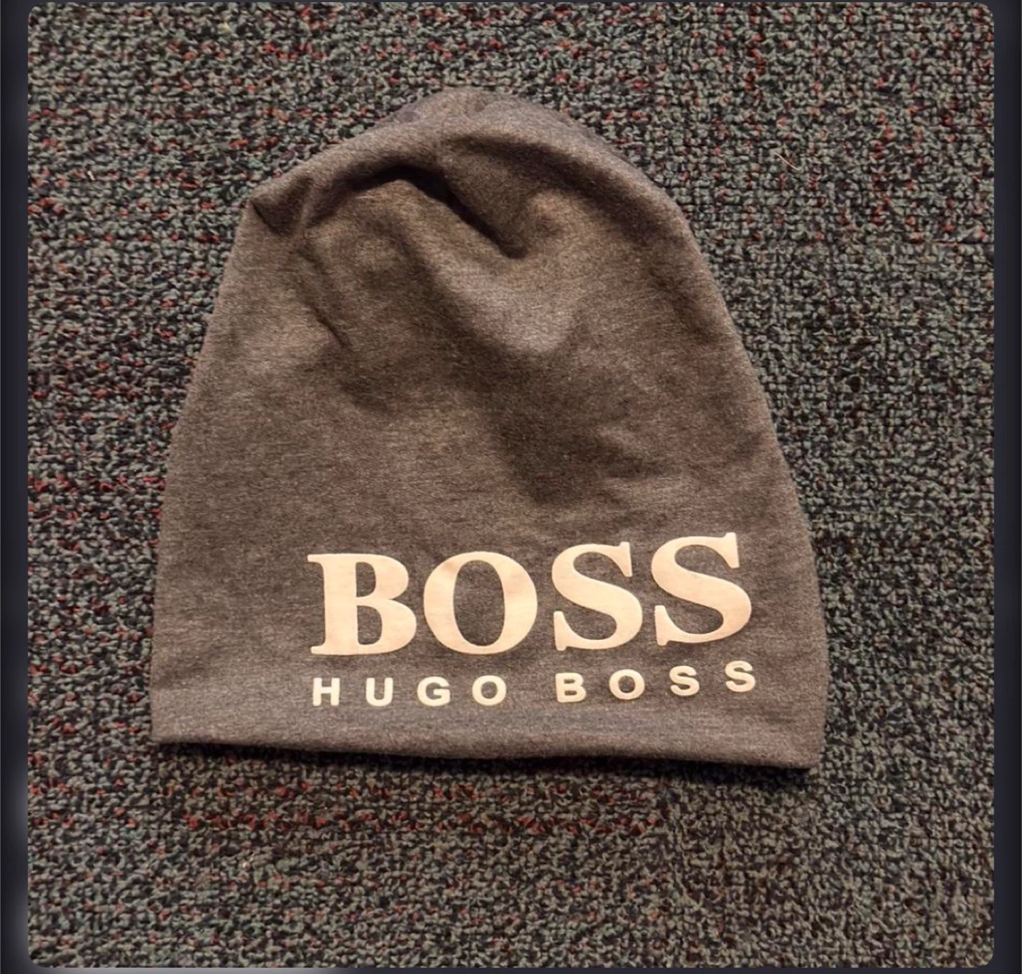 Grey Hugo Boss Beanie
