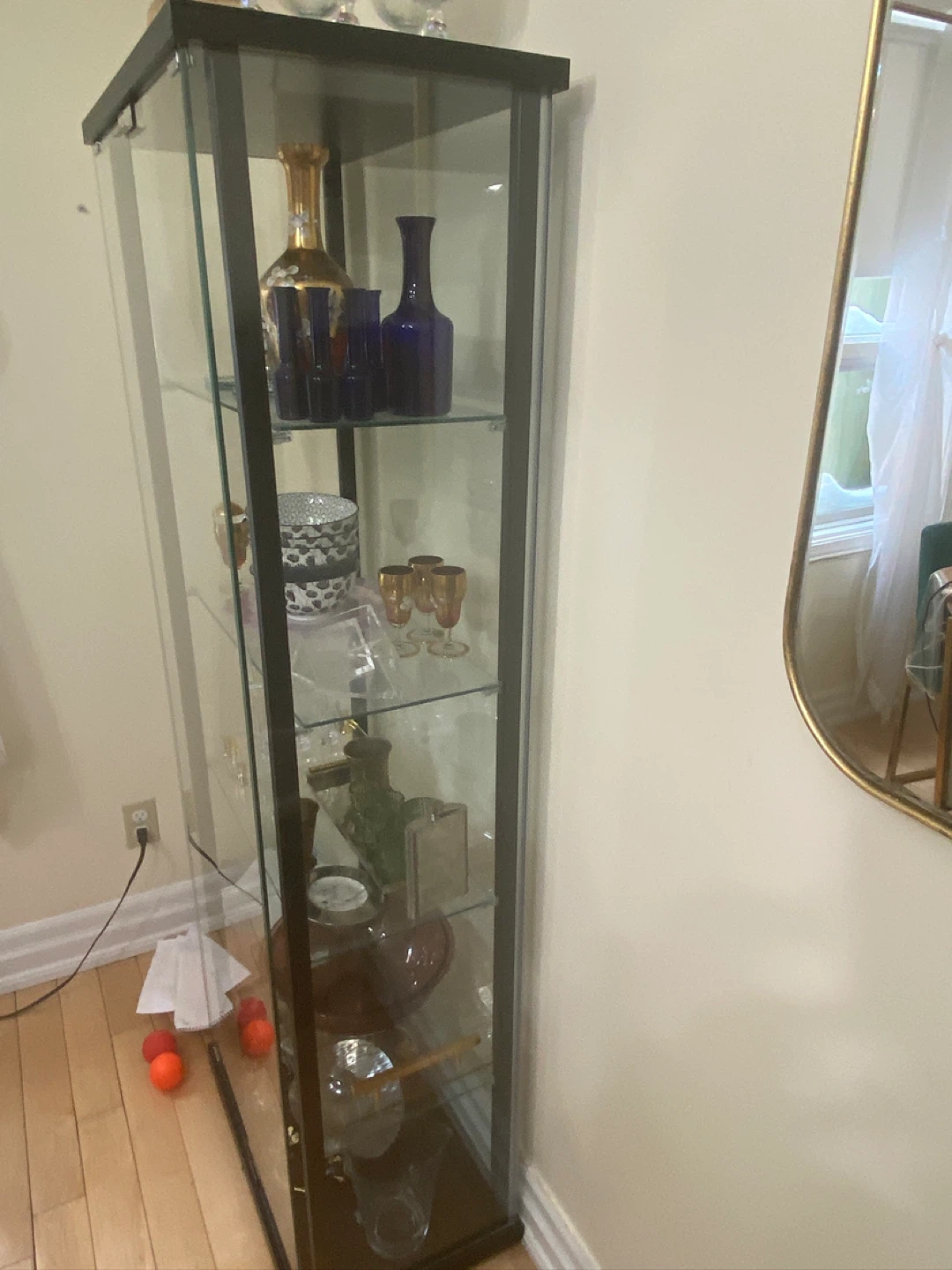 Glass Display Cabinet with Shelves - photo 2