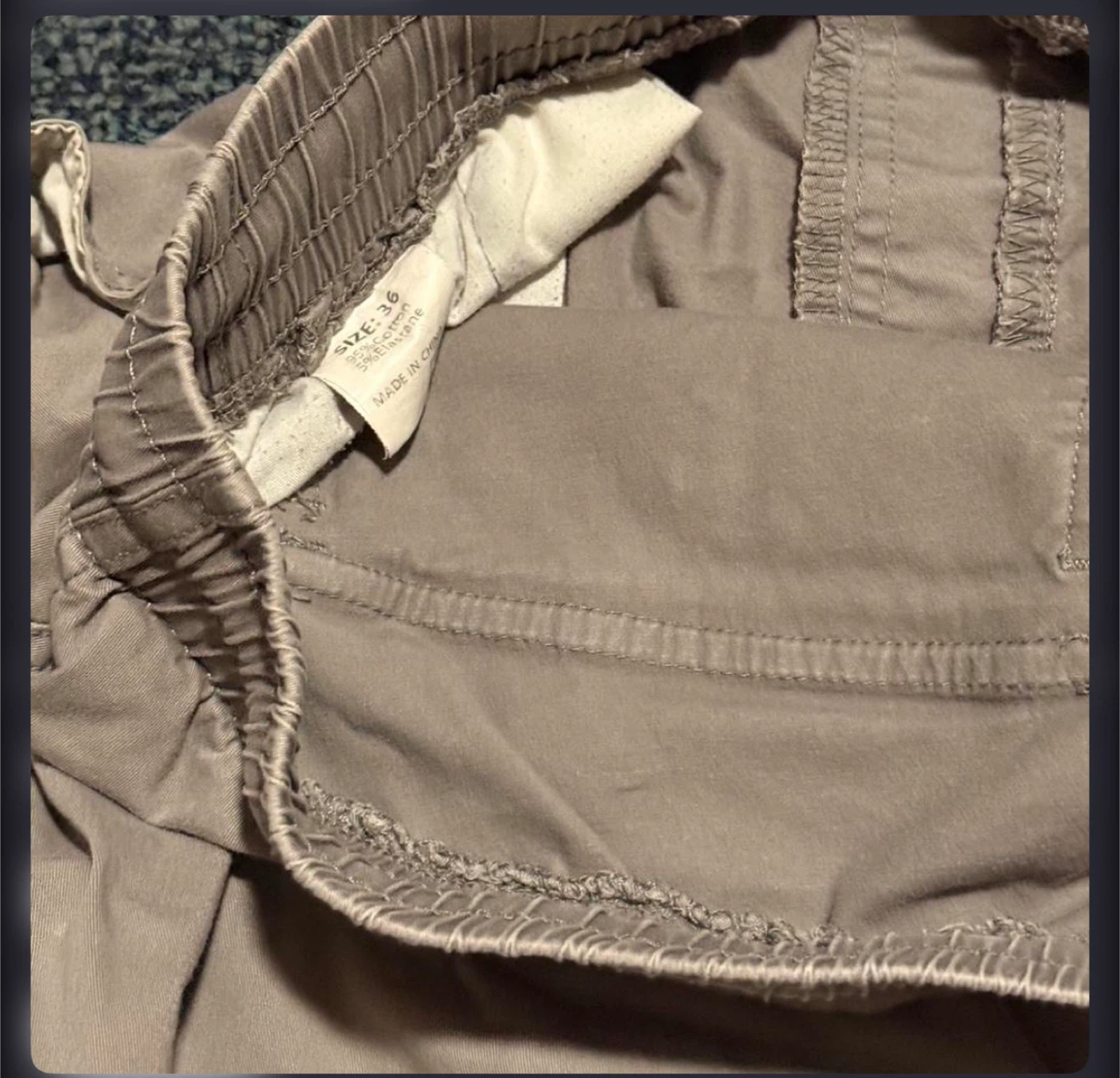 Grey Cargo Pants. Size 36 - photo 2