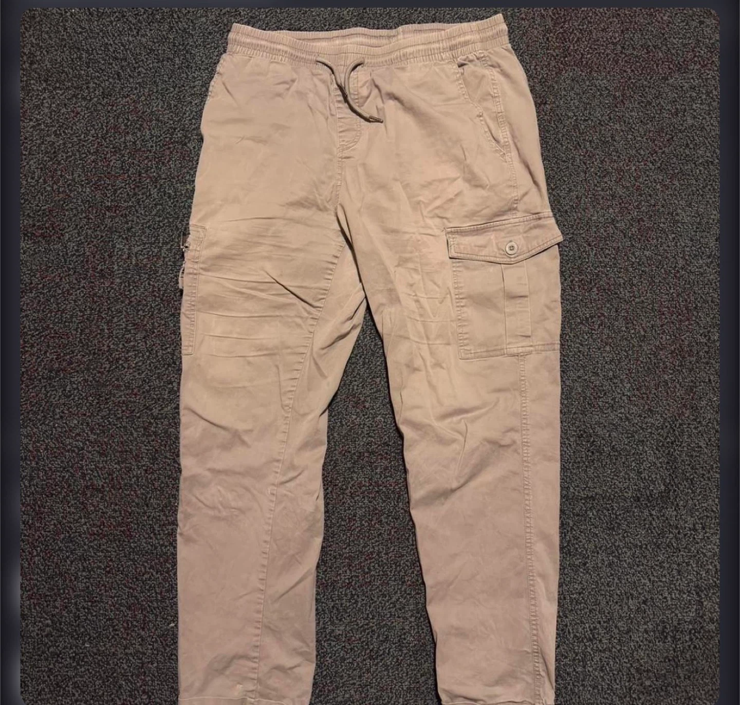 Grey Cargo Pants. Size 36