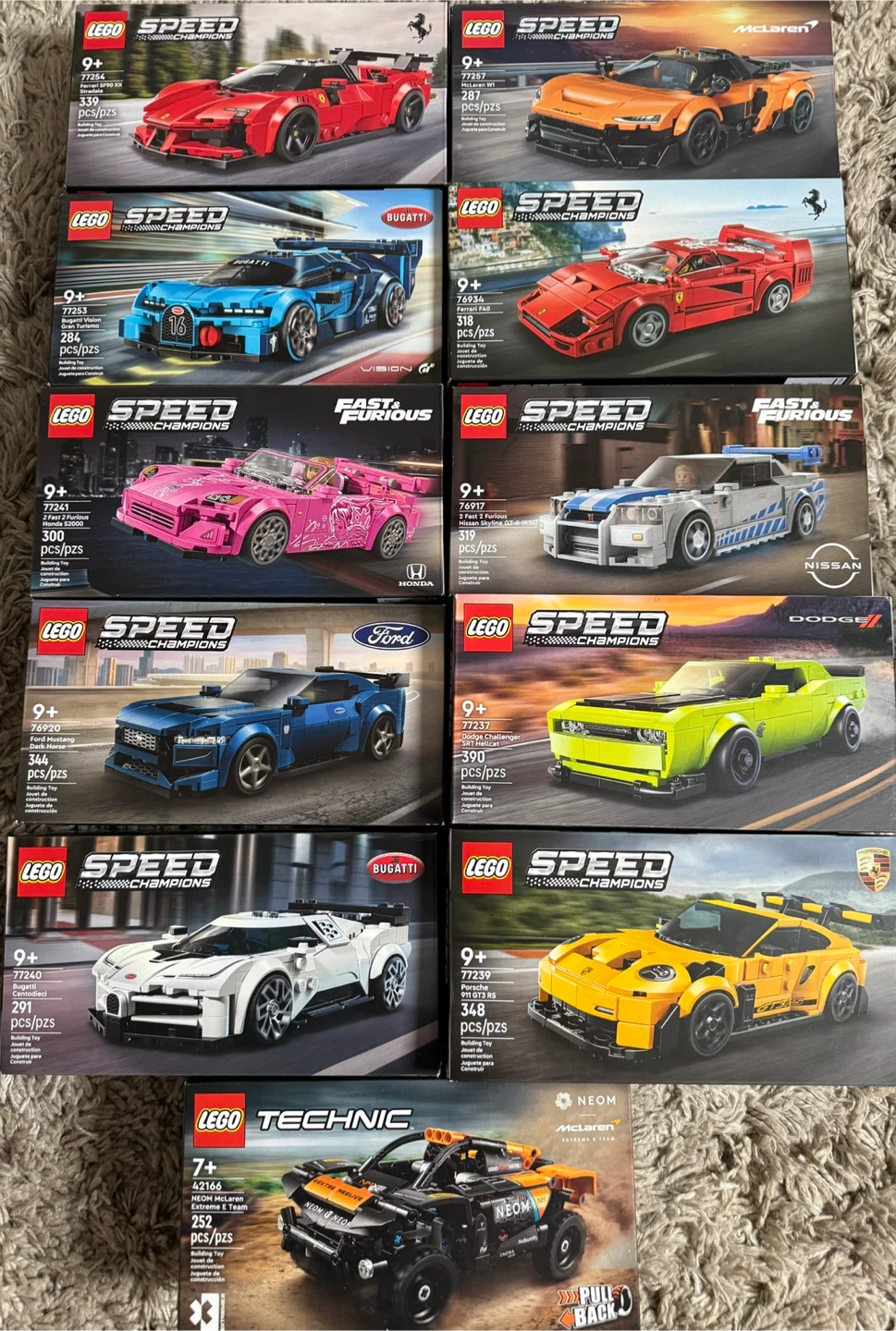 LEGO Speed Champions Formula 1 Cars