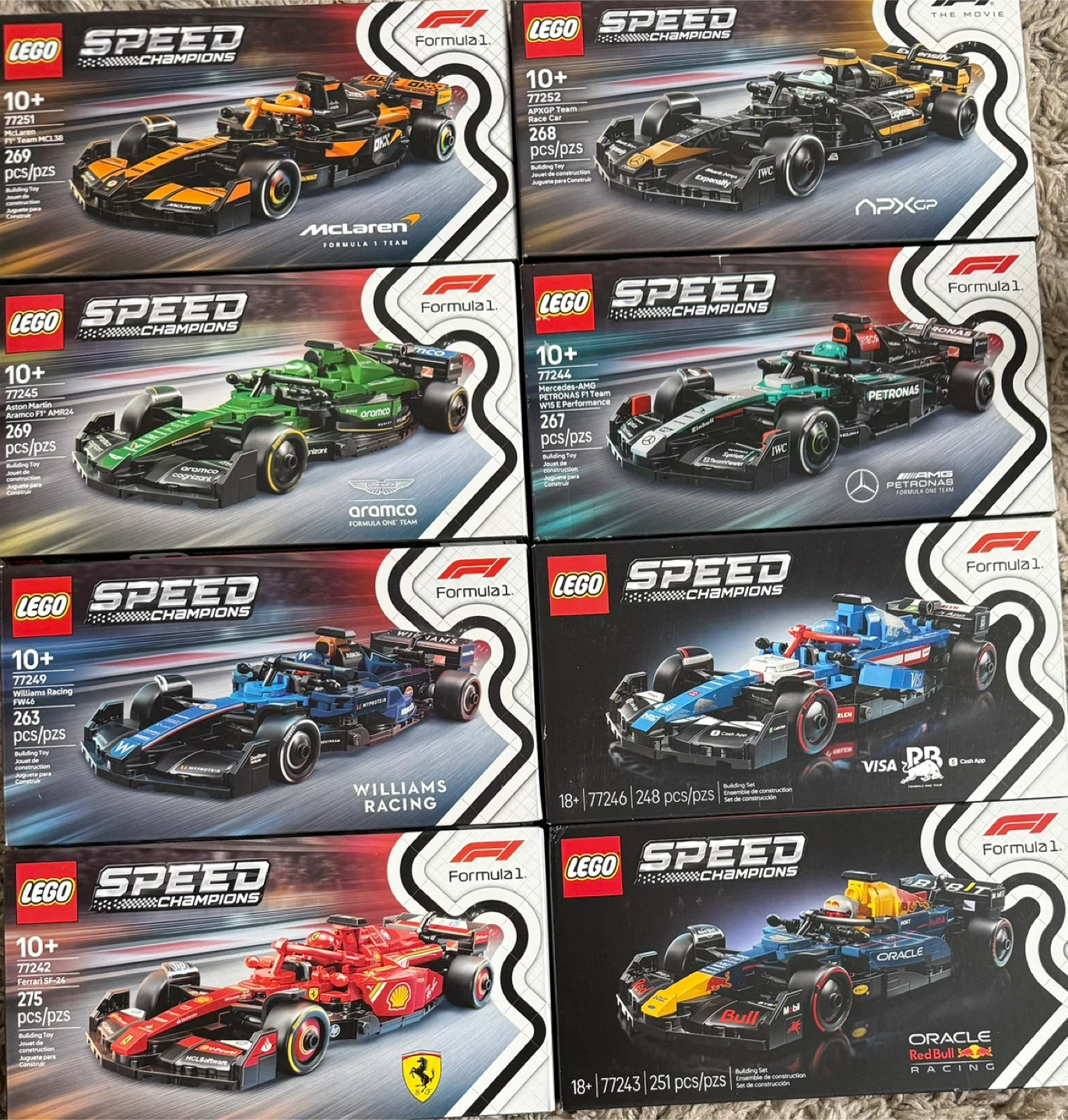 LEGO Speed Champions Formula 1 Cars - photo 2