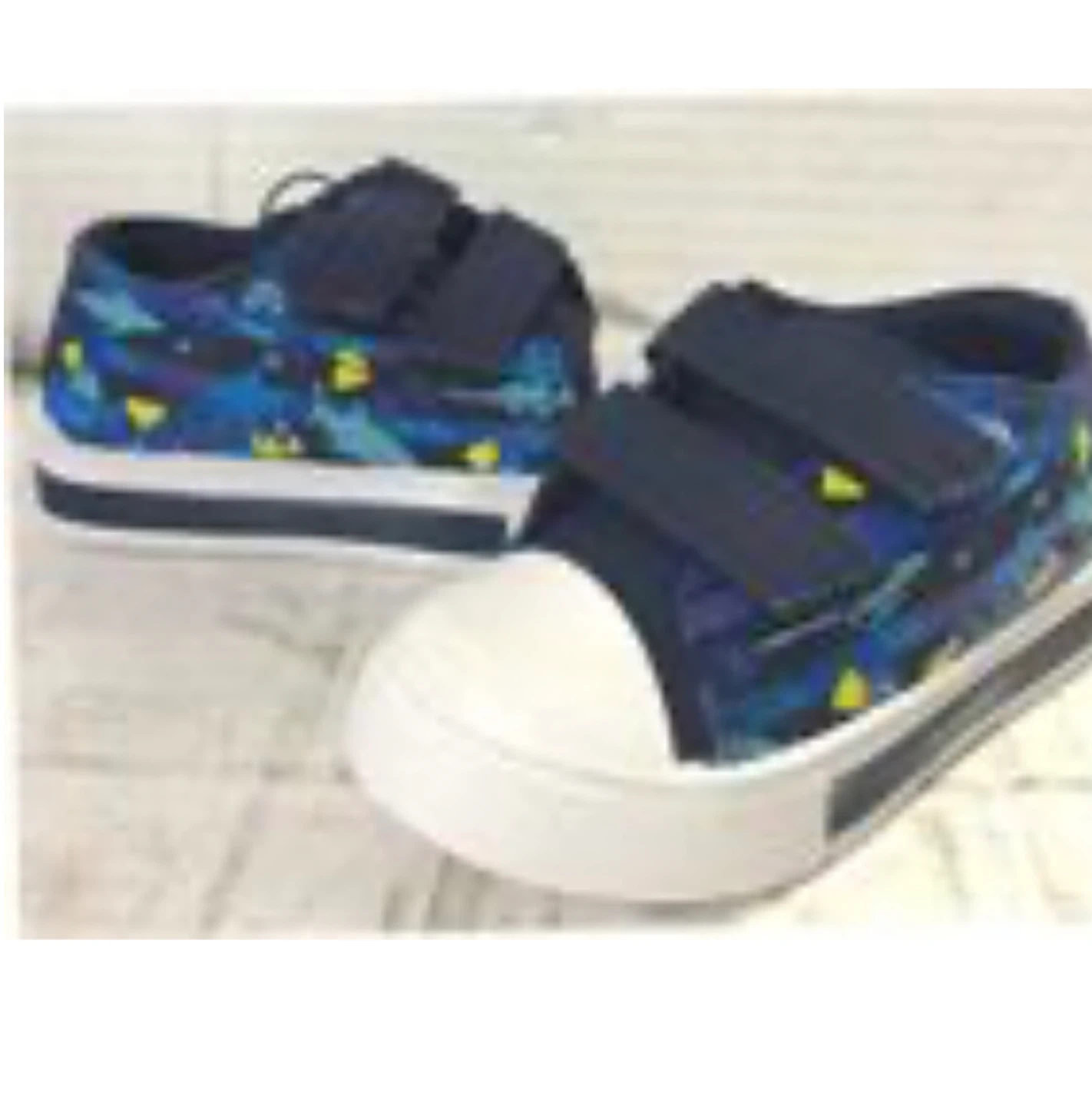 Toddler Shark Strap Sneakers Size 5