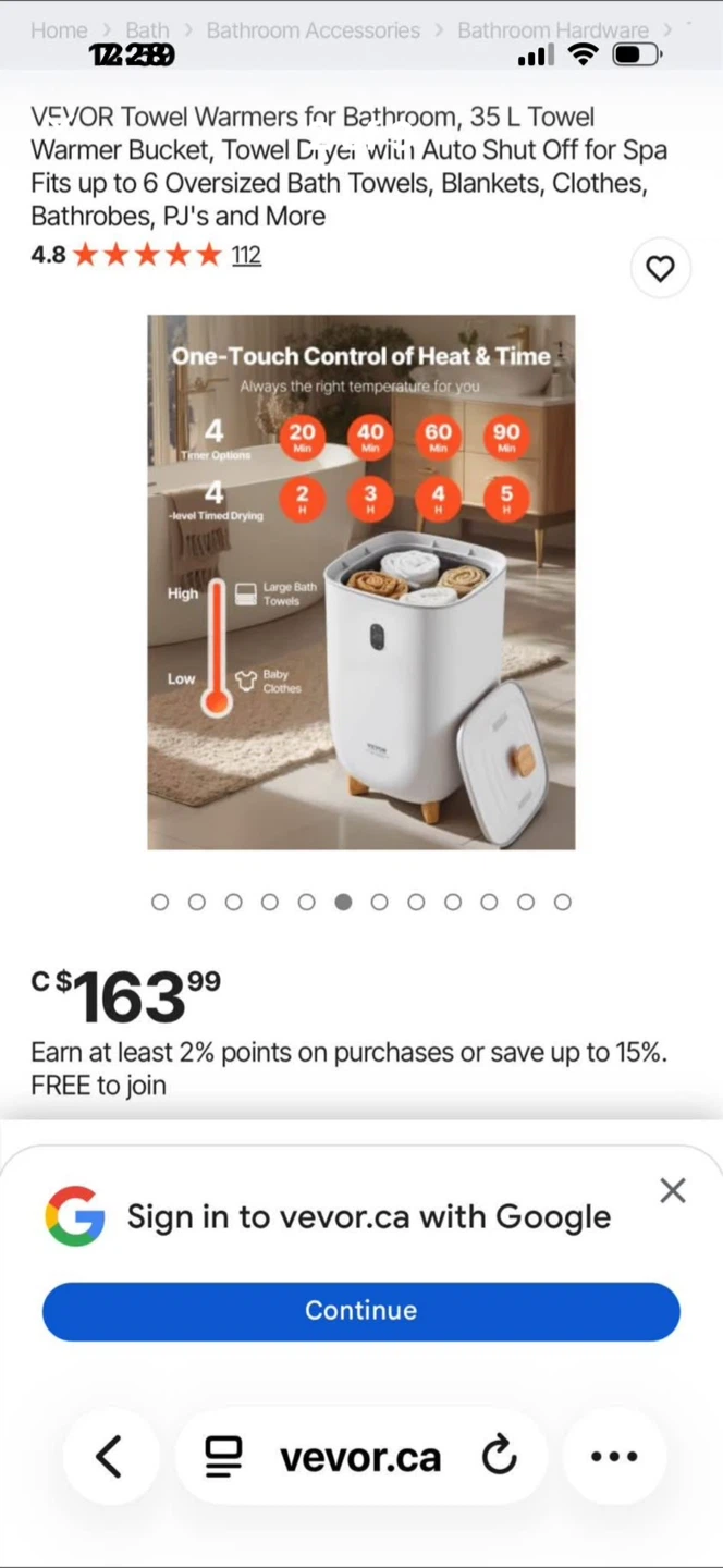 NEW Vevor Towel/Blanket Warmer/Dryer - photo 2