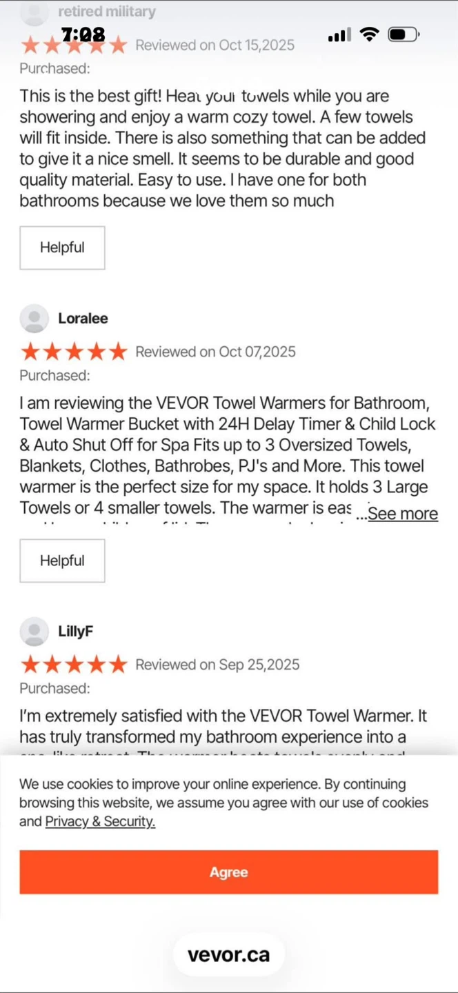NEW Vevor Towel/Blanket Warmer/Dryer - photo 5