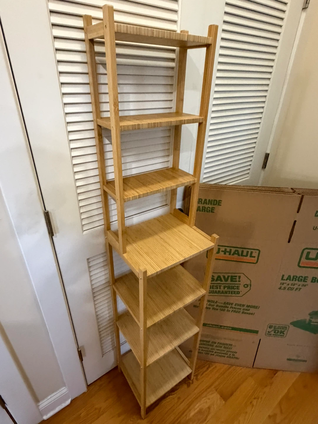 Bamboo 7-Tier Shelf Unit