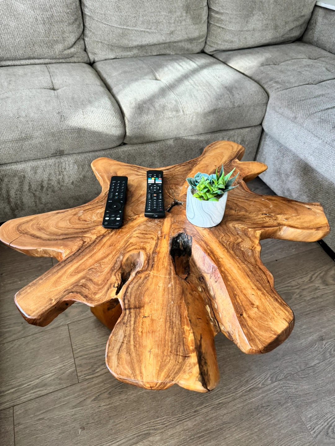 Live Edge Wood Coffee Table - photo 2