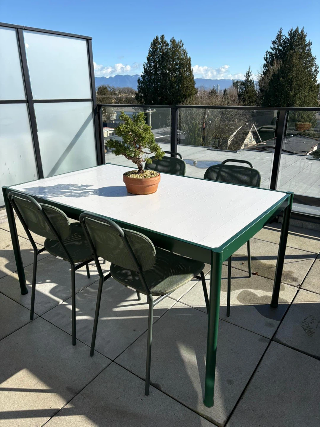 IKEA TÄRNÖ Outdoor Table and 4 Chairs Set - Green - photo 2