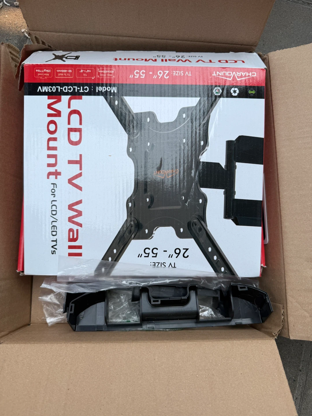 CHARDYNT LCD TV Wall Mount for 26"-55" TVs