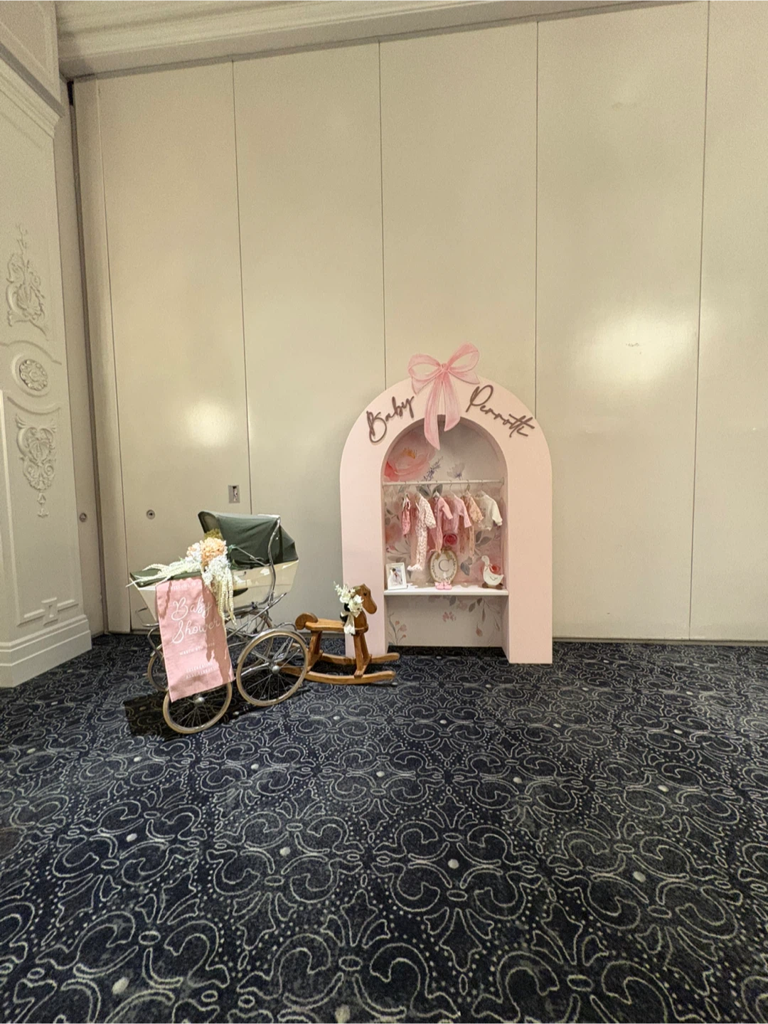 Vintage Baby Stroller with Decorations - photo 3