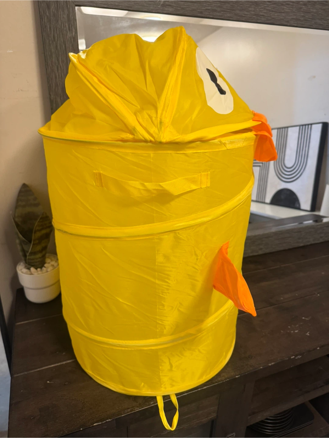 Yellow Duck Pop-Up Laundry Hamper - photo 3