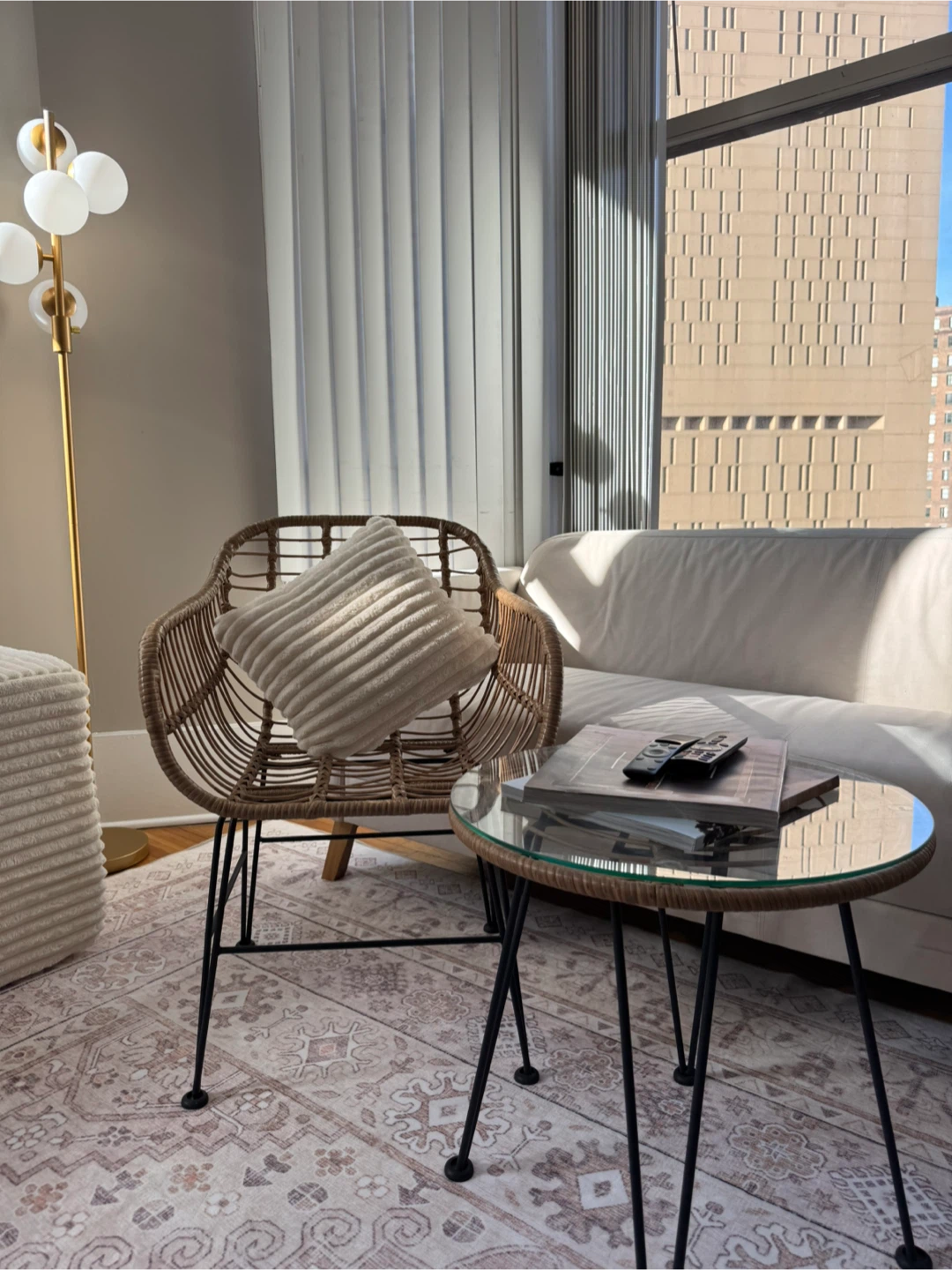 Woven Accent Chairs and coffee table (Set of 2) - photo 3