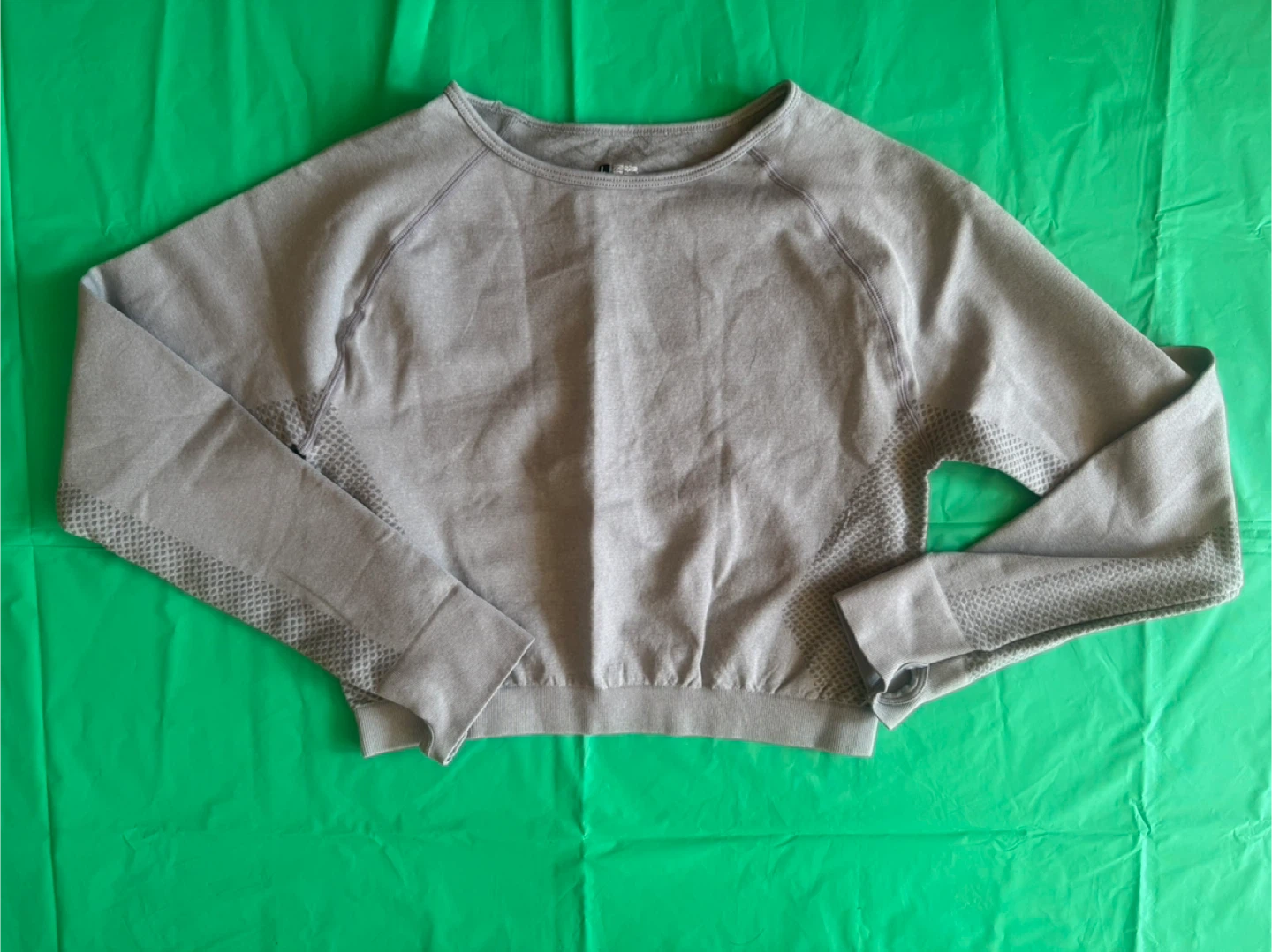 Gray Athletic Long Sleeve Top $6