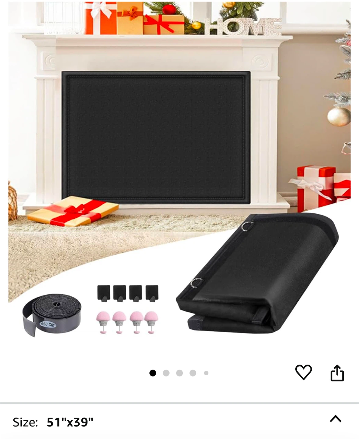 Fireplace Screen 51"x39"