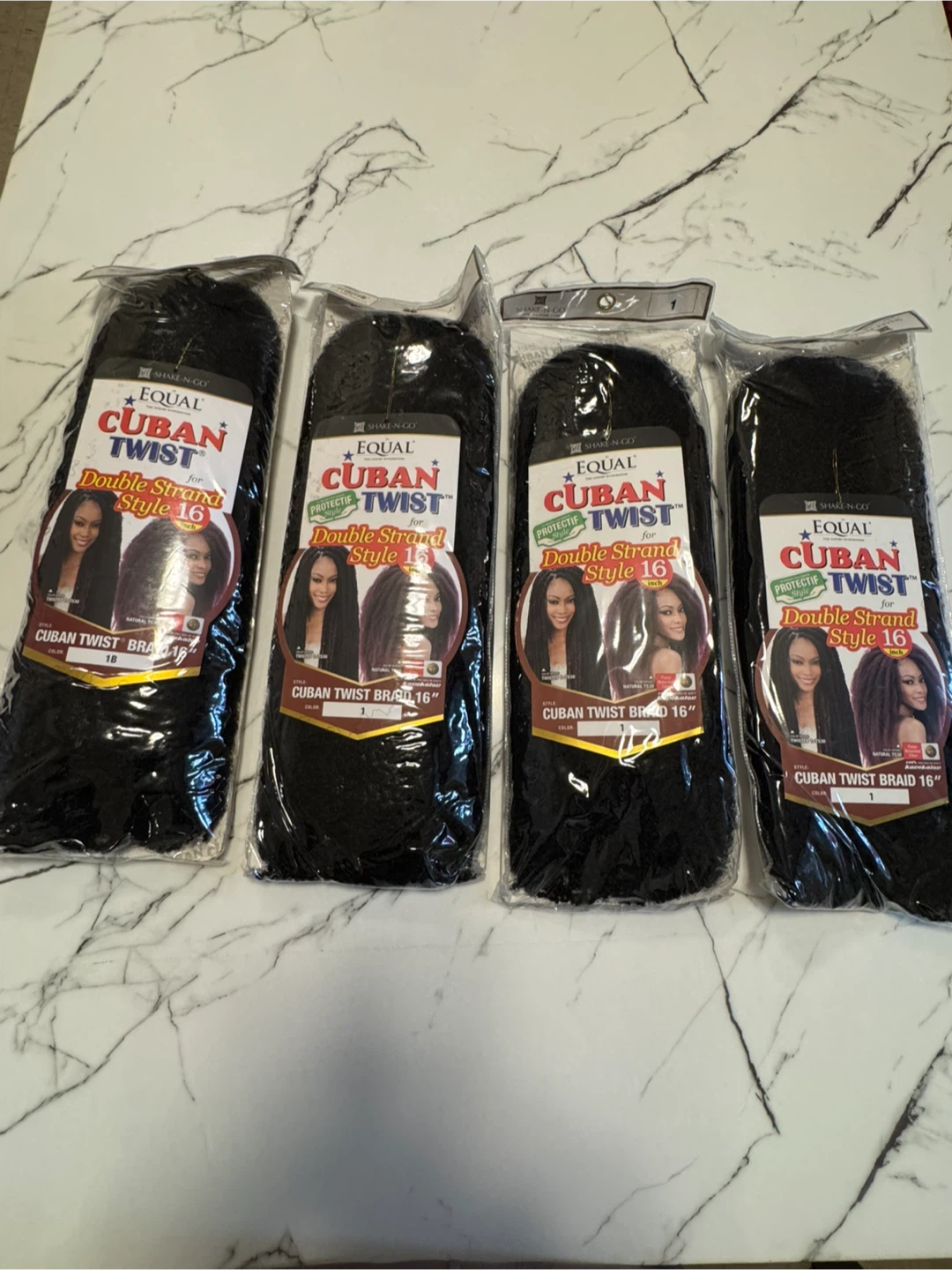 EQUAL Cuban Twist Braid 16" - 4 Packs - photo 2