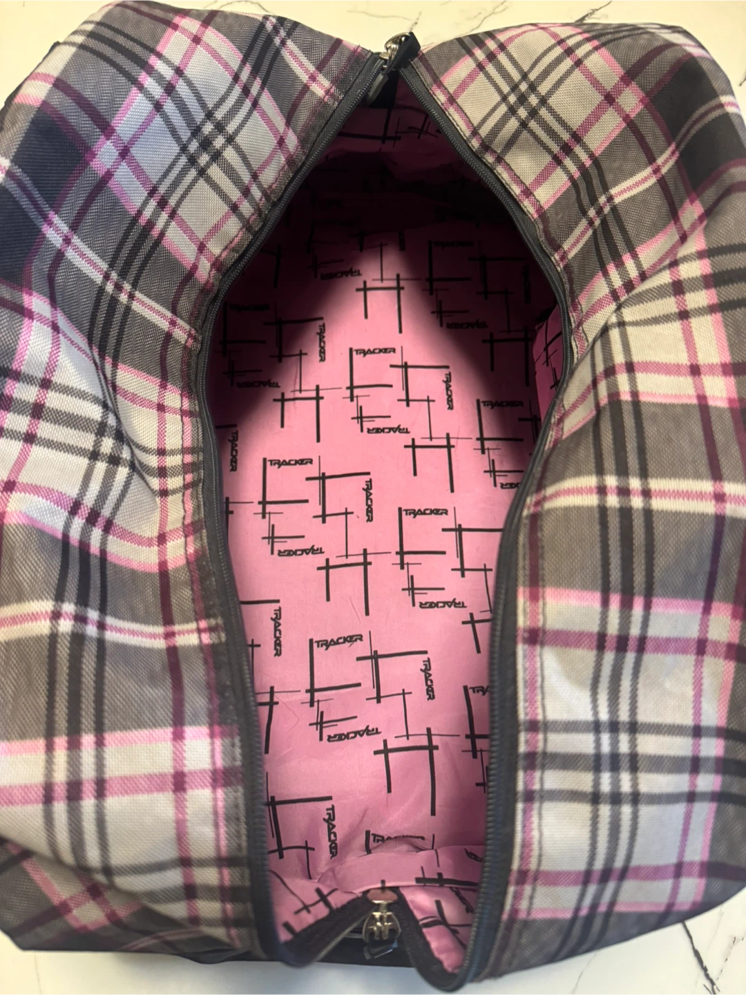Tracker Plaid Duffel Bag - photo 4