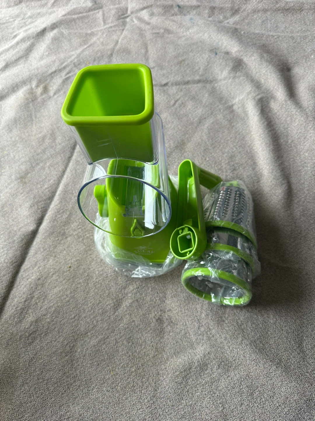 Zulay Kitchen Rotary Cheese Grater - Light Green