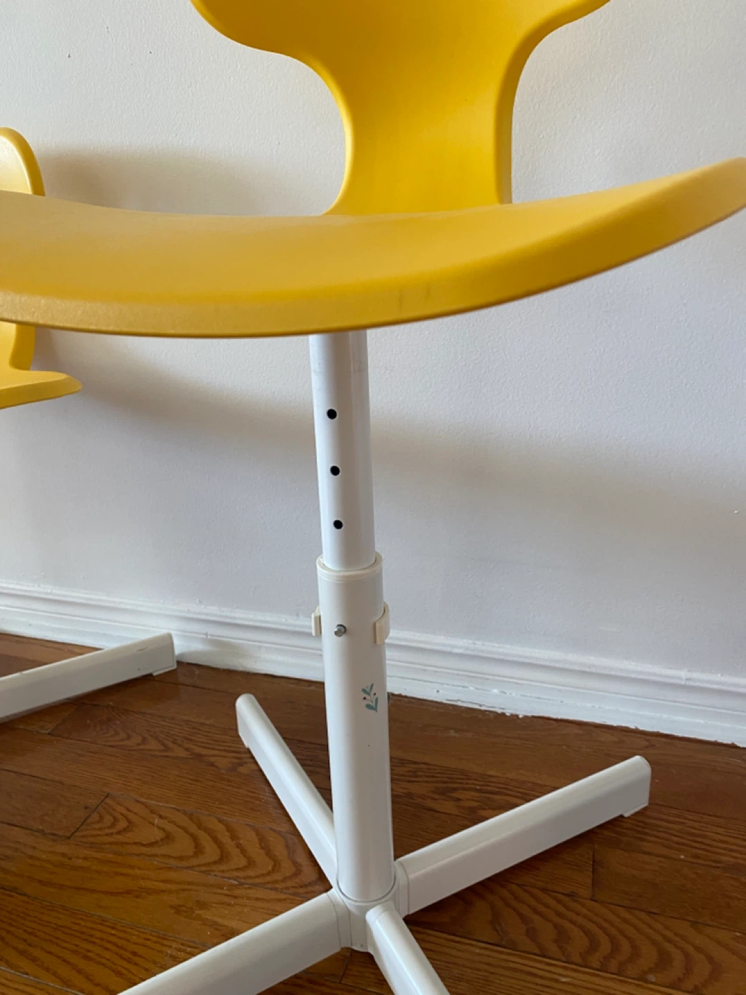 Pair of Yellow Swivel Chairs - photo 2
