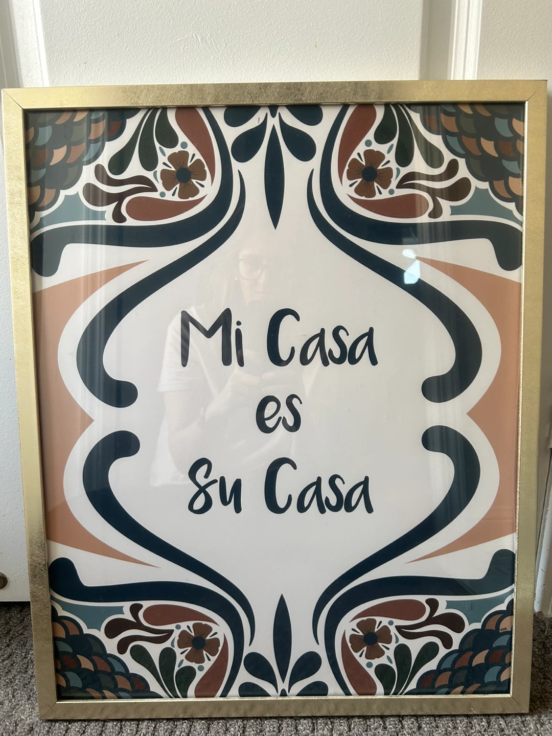 Framed "Mi Casa es Su Casa" Wall Art - photo 2