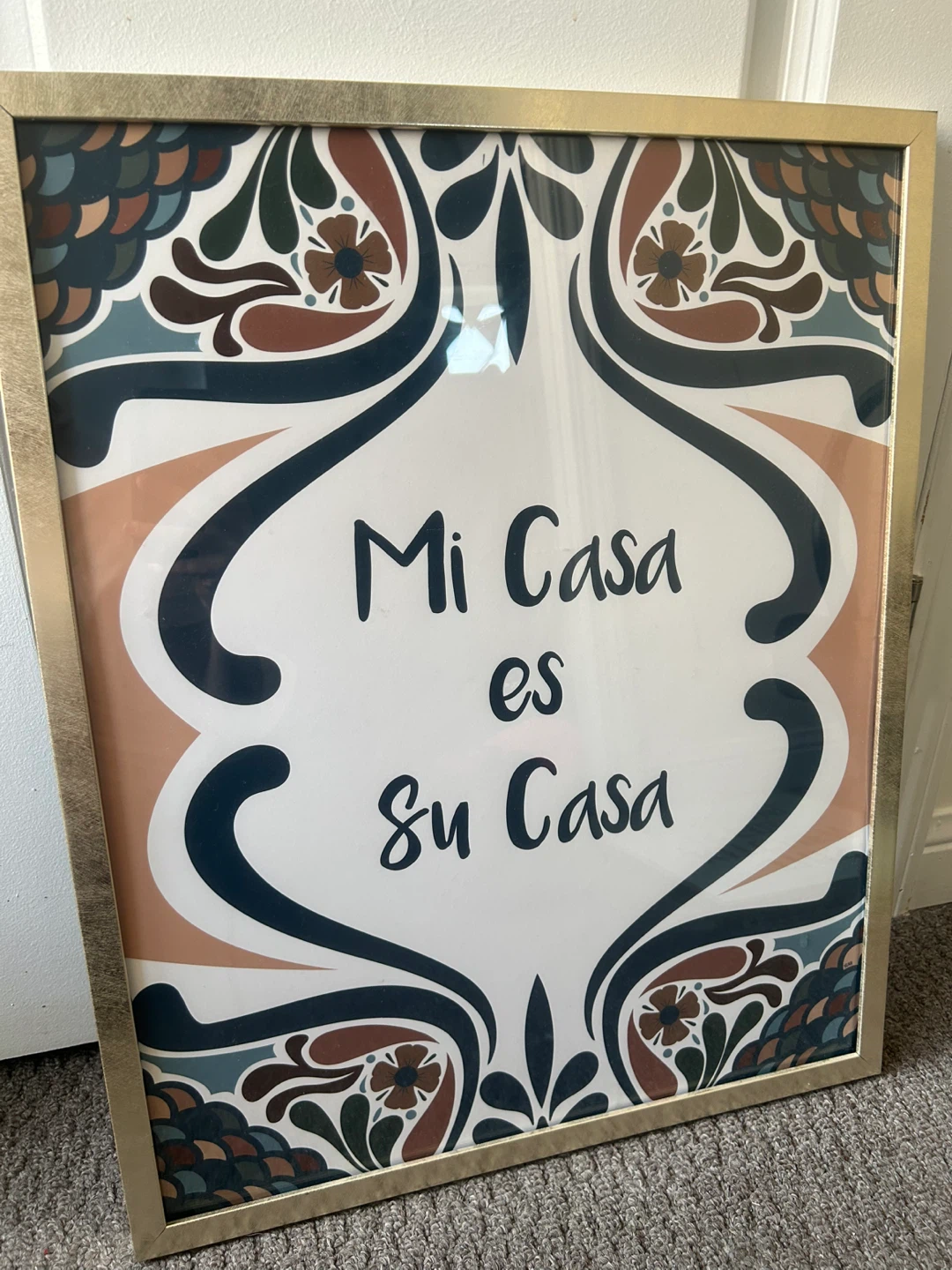 Framed "Mi Casa es Su Casa" Wall Art