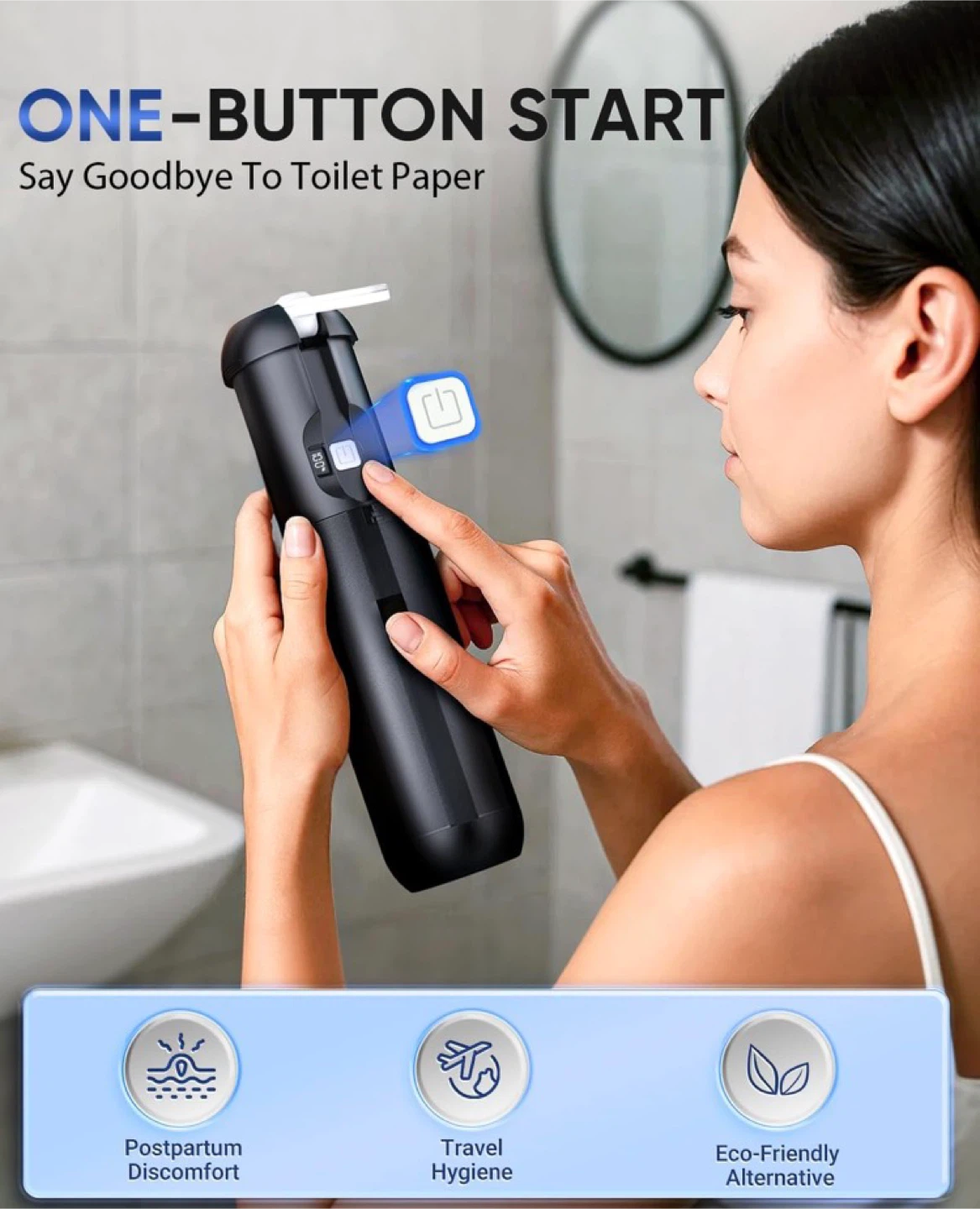 Portable Bidet with Adjustable Nozzle - photo 3