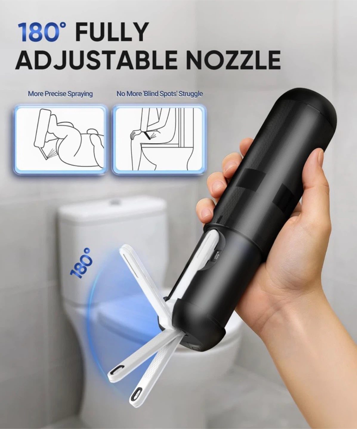 Portable Bidet with Adjustable Nozzle - photo 4