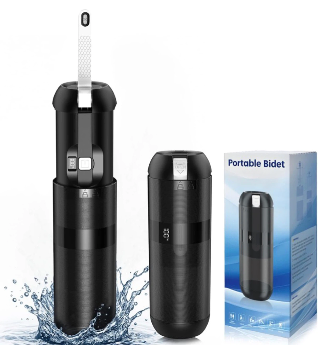 Portable Bidet with Adjustable Nozzle