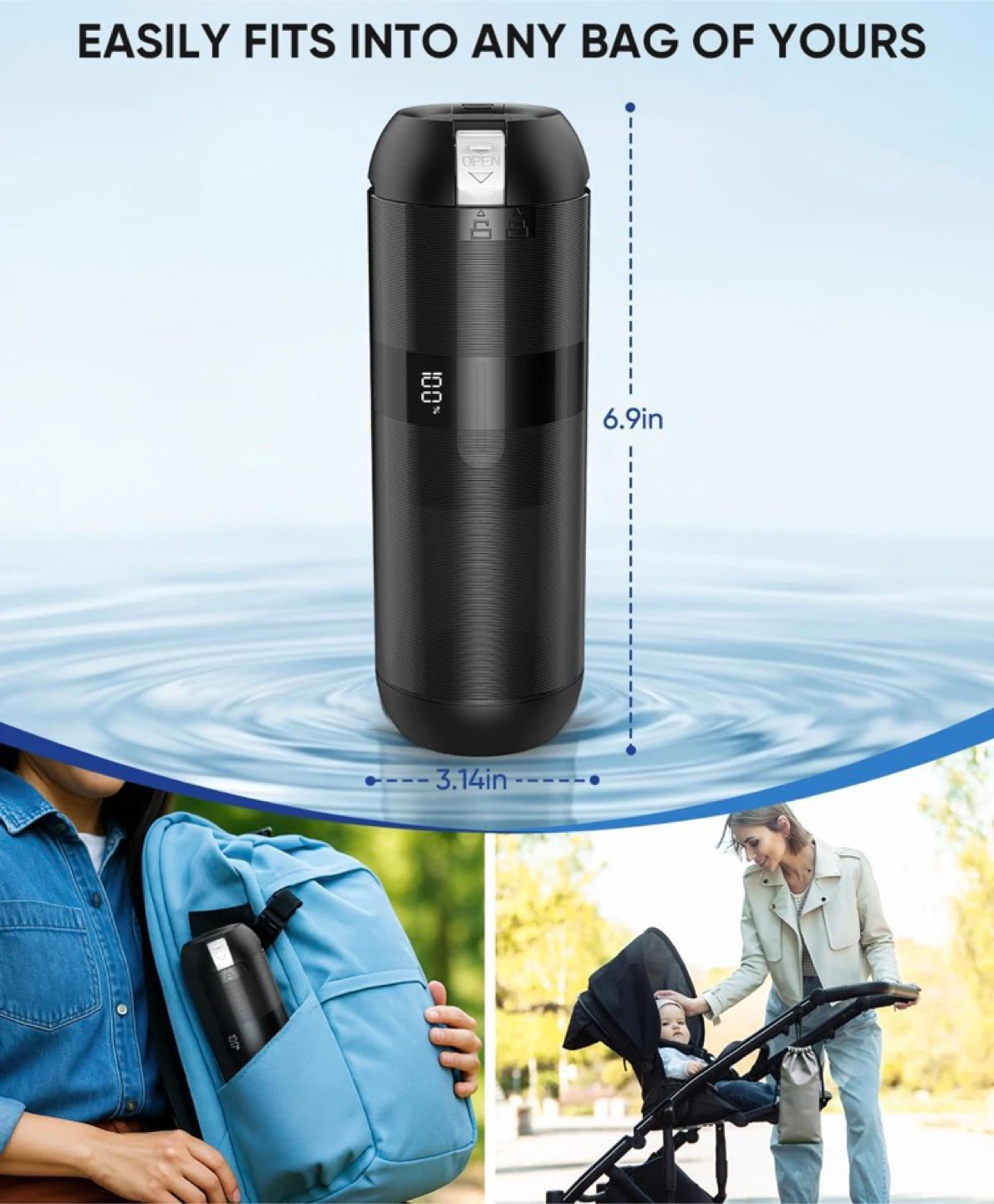 Portable Bidet with Adjustable Nozzle - photo 2
