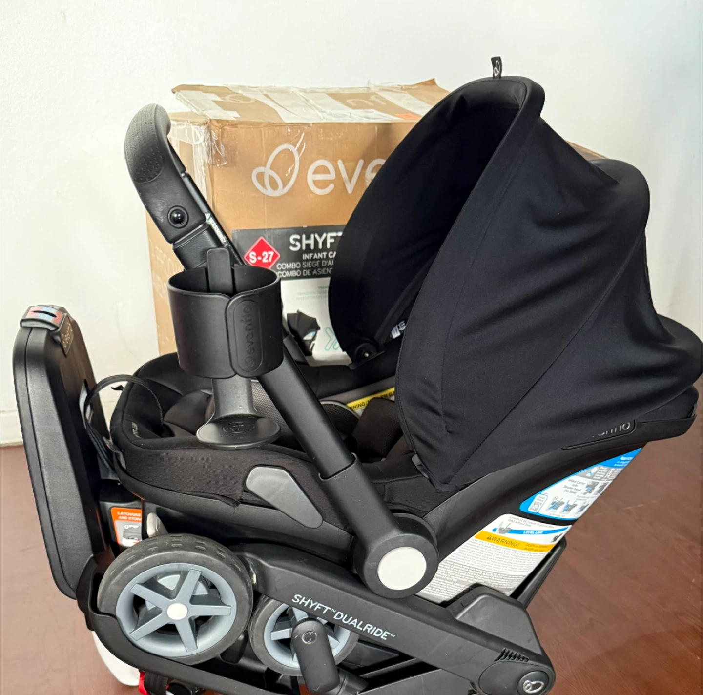 Evenflo Shyft Dualride Infant Car Seat & Stroller Combo - photo 5