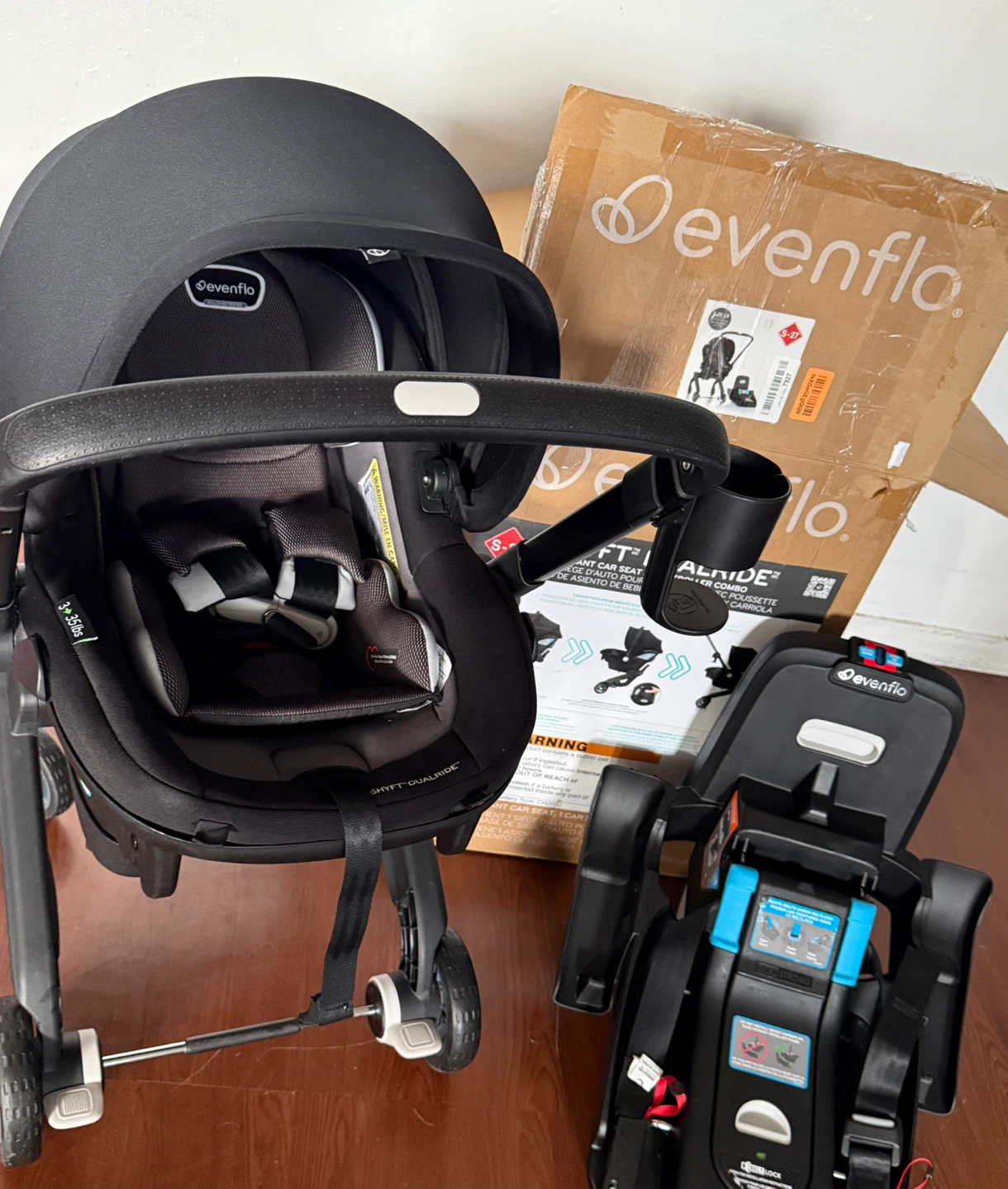 Evenflo Shyft Dualride Infant Car Seat & Stroller Combo