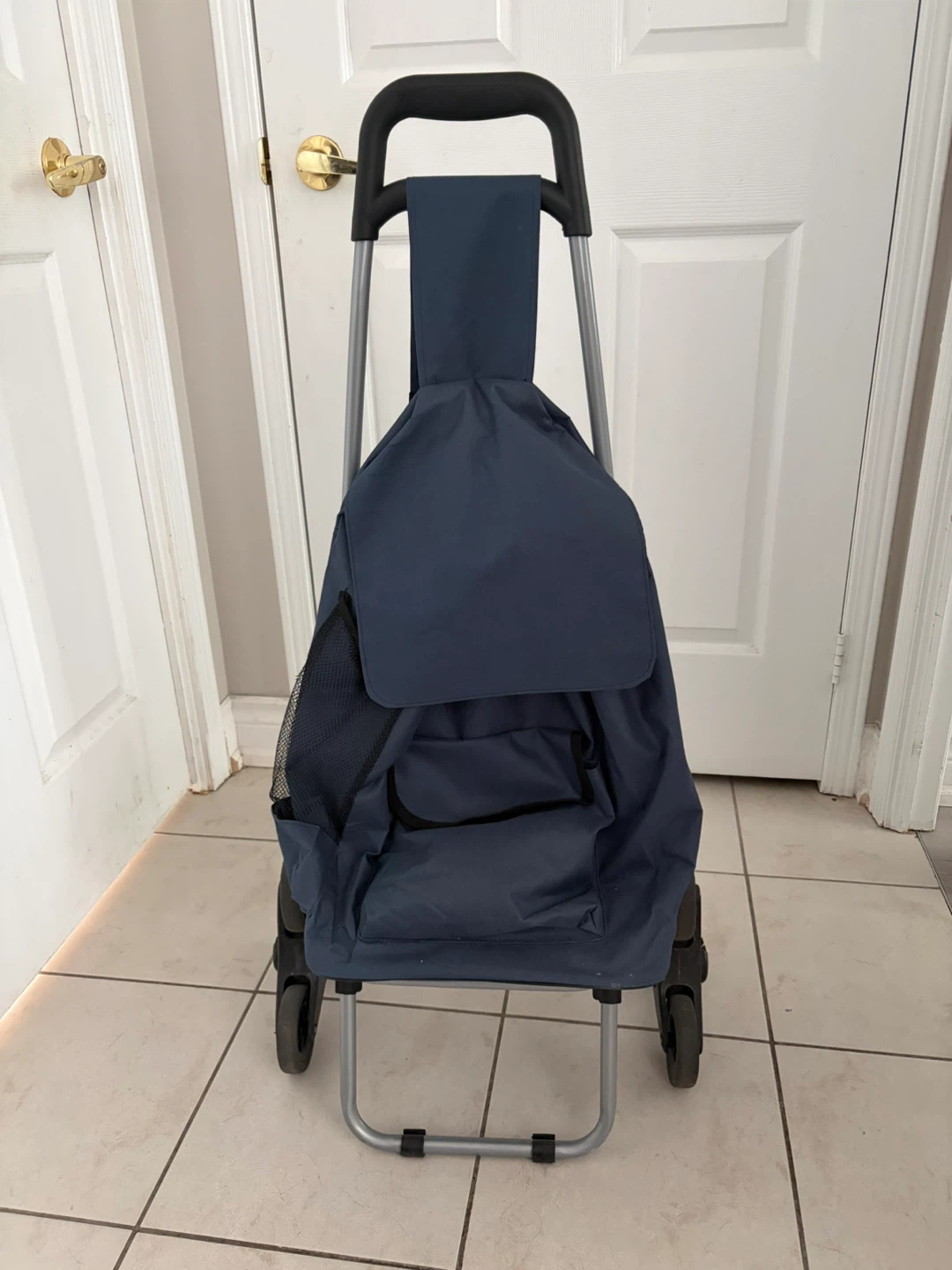 Stair Climbing Folding Grocery Cart with Wheels