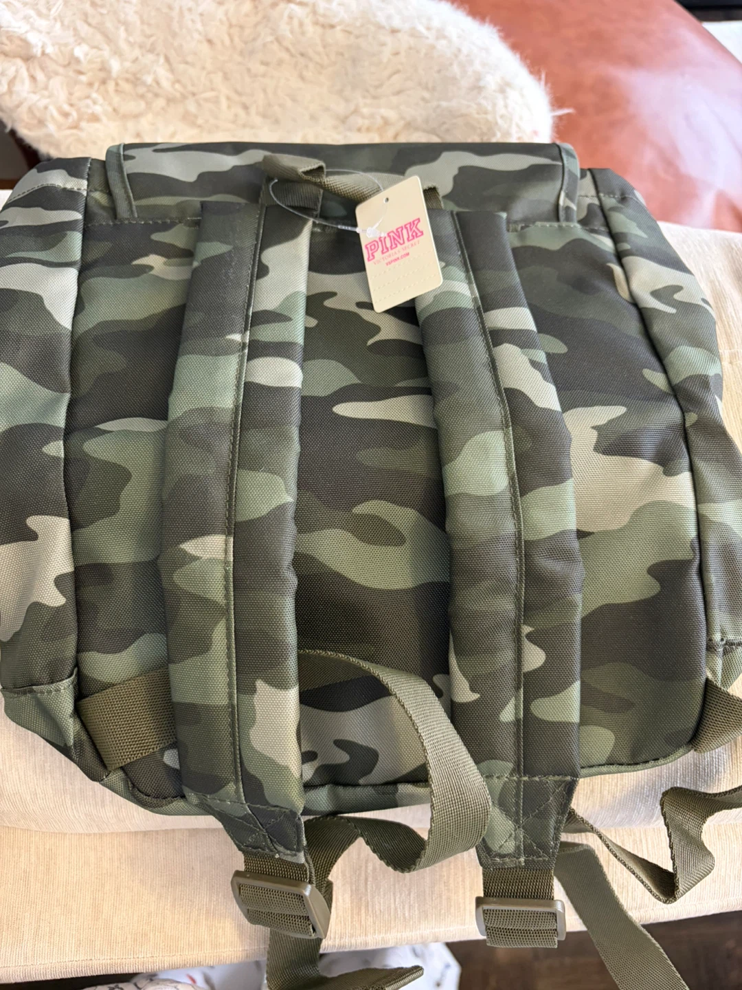 PINK Victoria's Secret Camo Backpack - photo 2