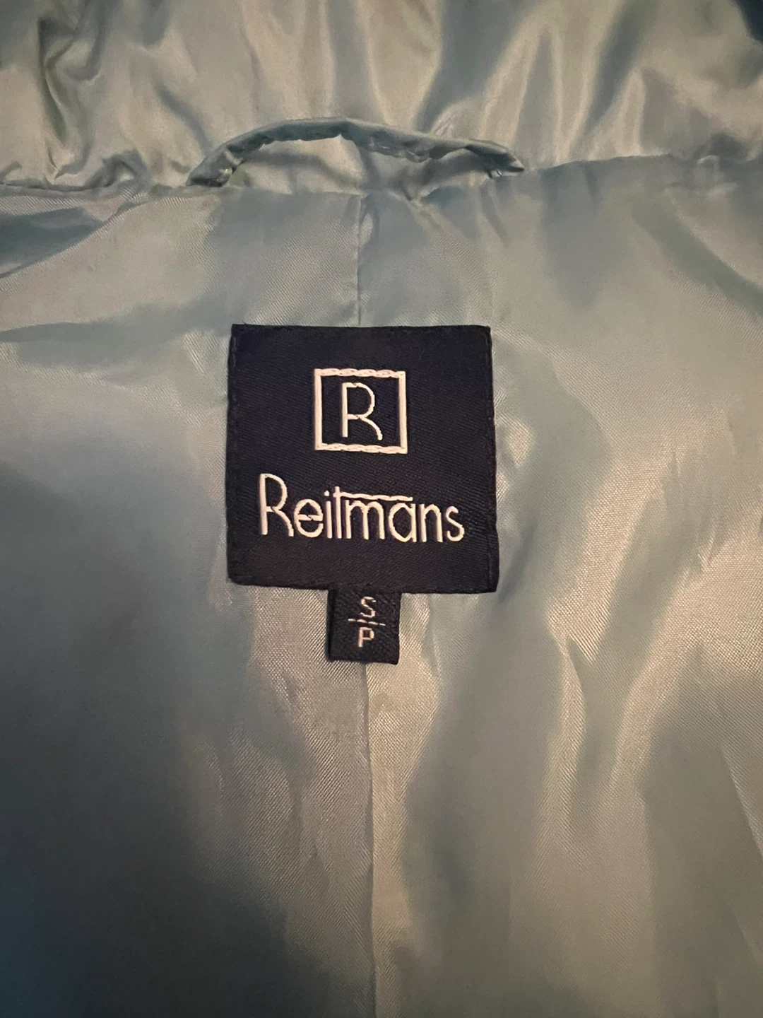 Reitmans Light Blue Puffer Jacket size small women’s - photo 5