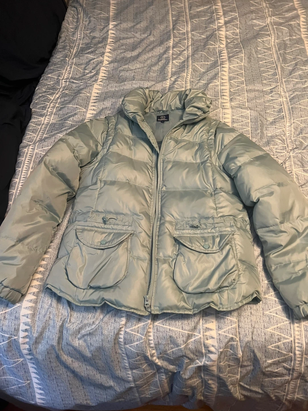 Reitmans Light Blue Puffer Jacket size small women’s