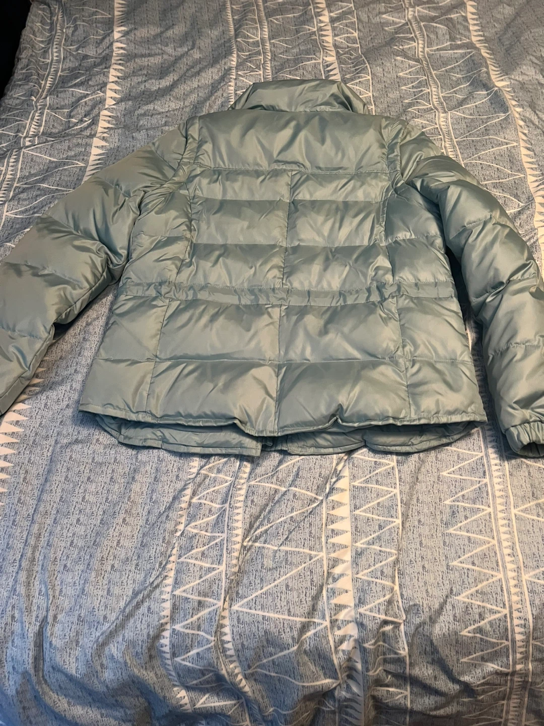 Reitmans Light Blue Puffer Jacket size small women’s - photo 4