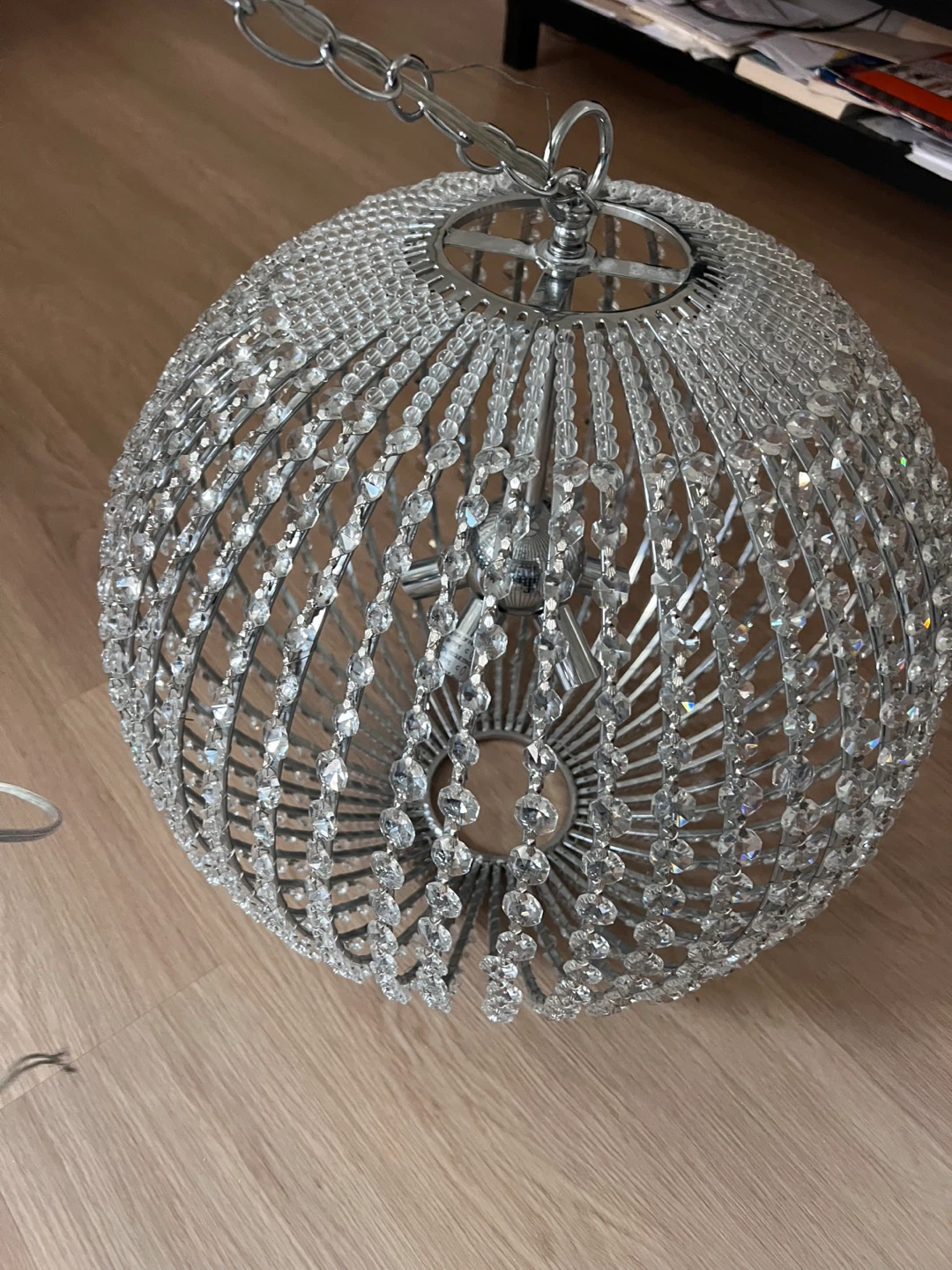 Sparkly Globe Chandelier Pendant Light