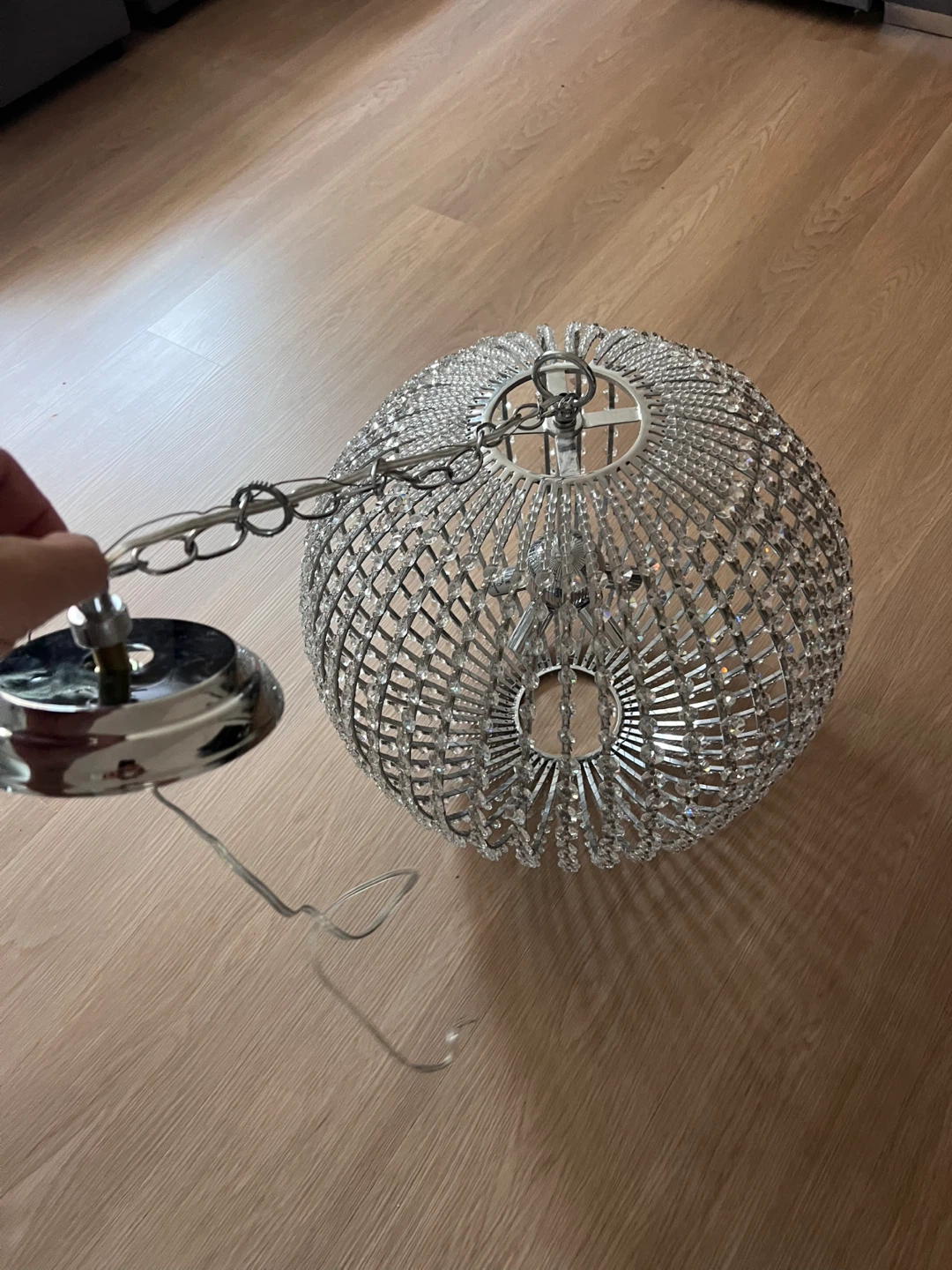 Sparkly Globe Chandelier Pendant Light - photo 2