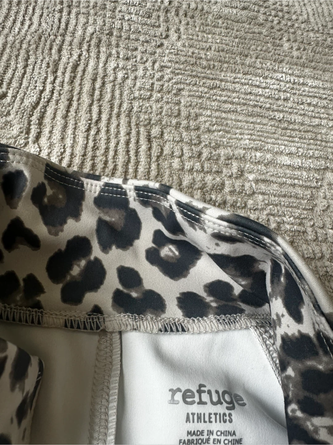 Refuge Athletics Leopard Print Full Zip Jacket - photo 3