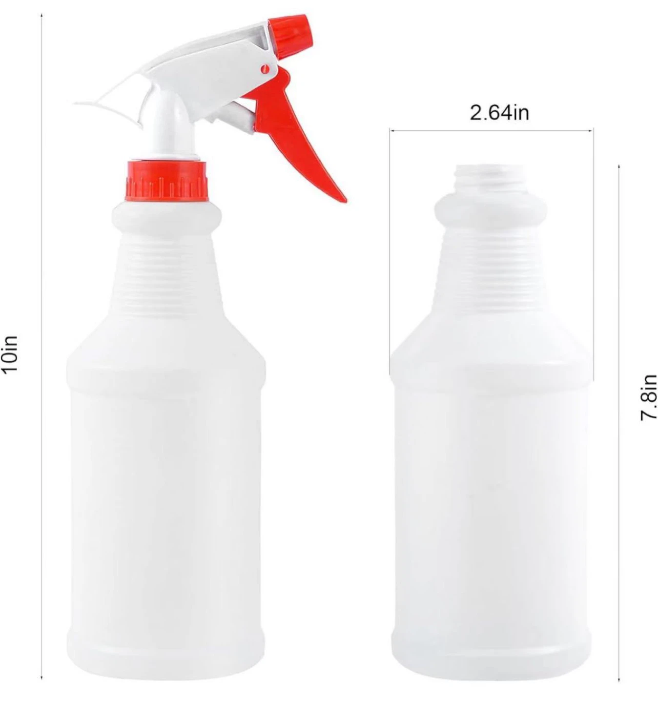 12 Pack 16oz Spray Bottles for Cleaning Solutions - photo 3