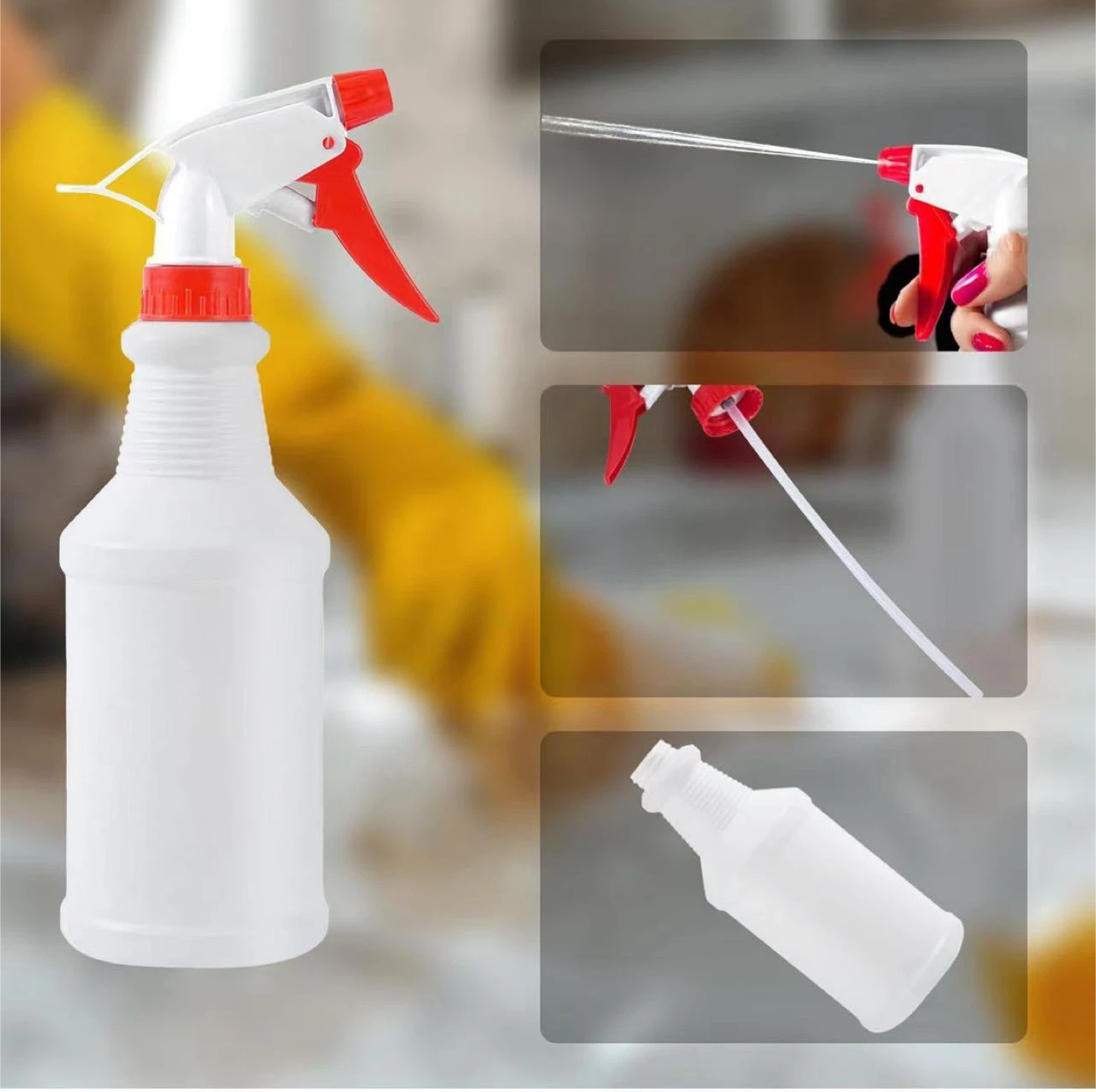 12 Pack 16oz Spray Bottles for Cleaning Solutions - photo 5