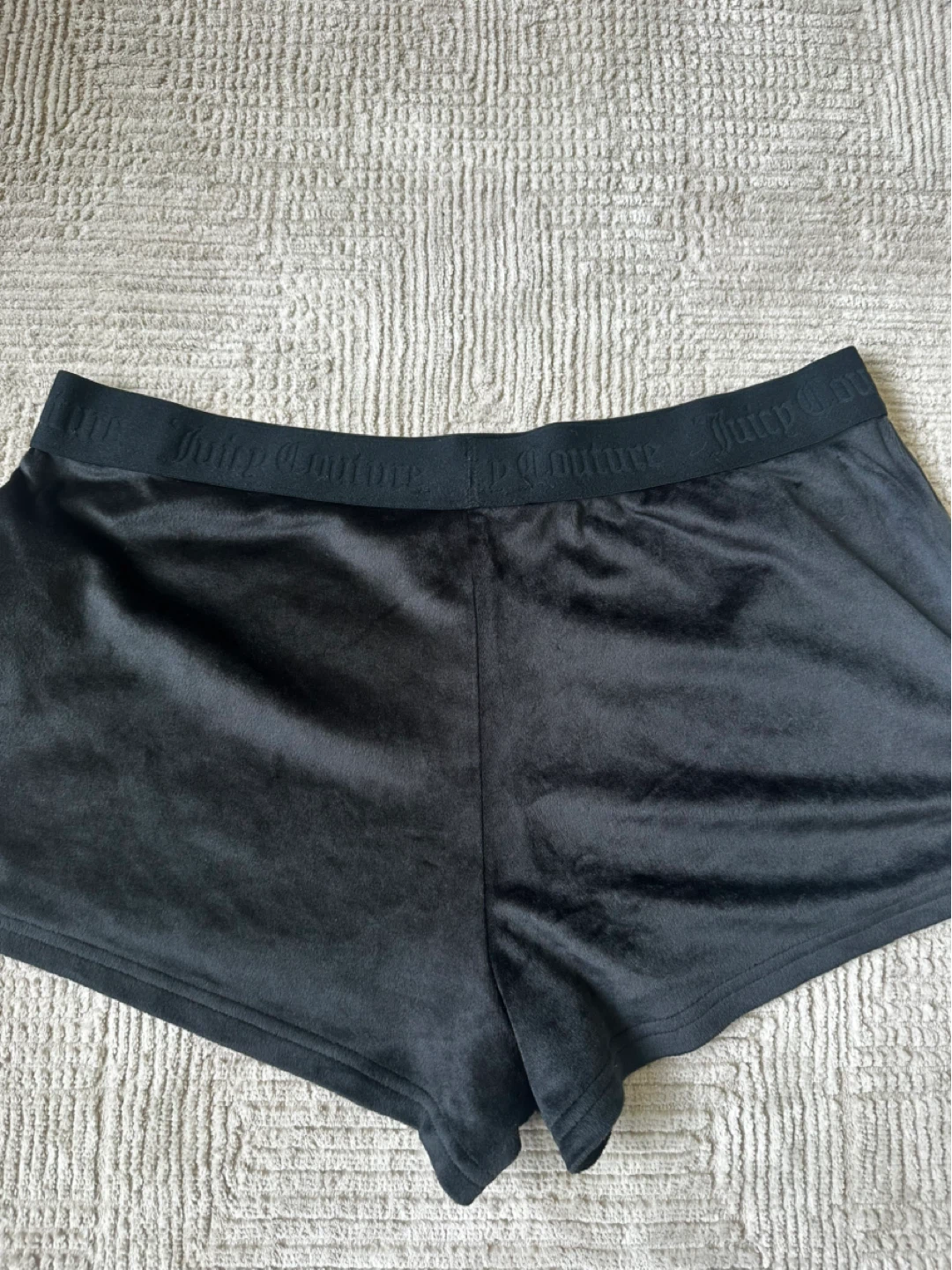 Juicy Couture Black Velour Sleep Shorts Size L - photo 3